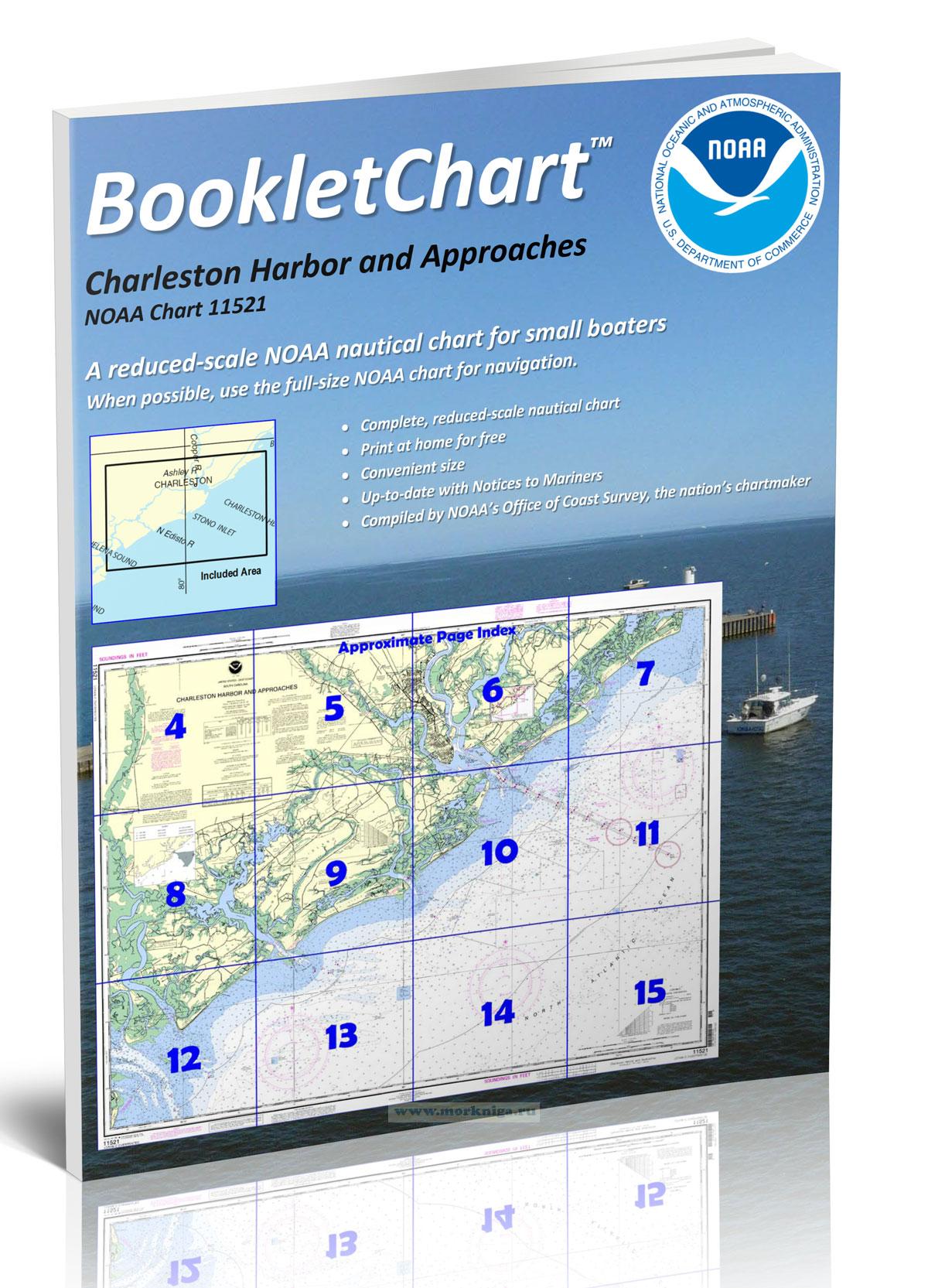NOAA Chart 11521 Charleston Harbor and Approaches