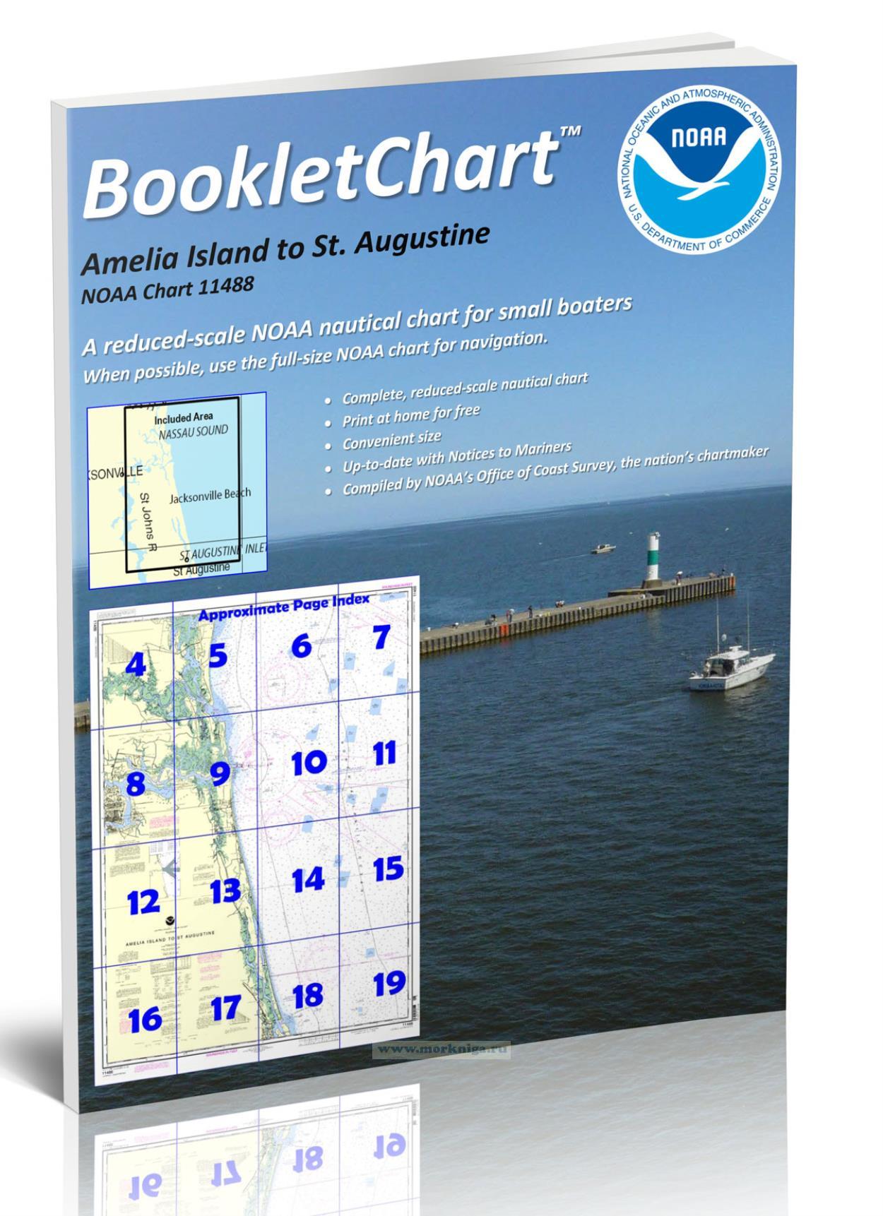 NOAA Chart 11488 Amelia Island to St. Augustine