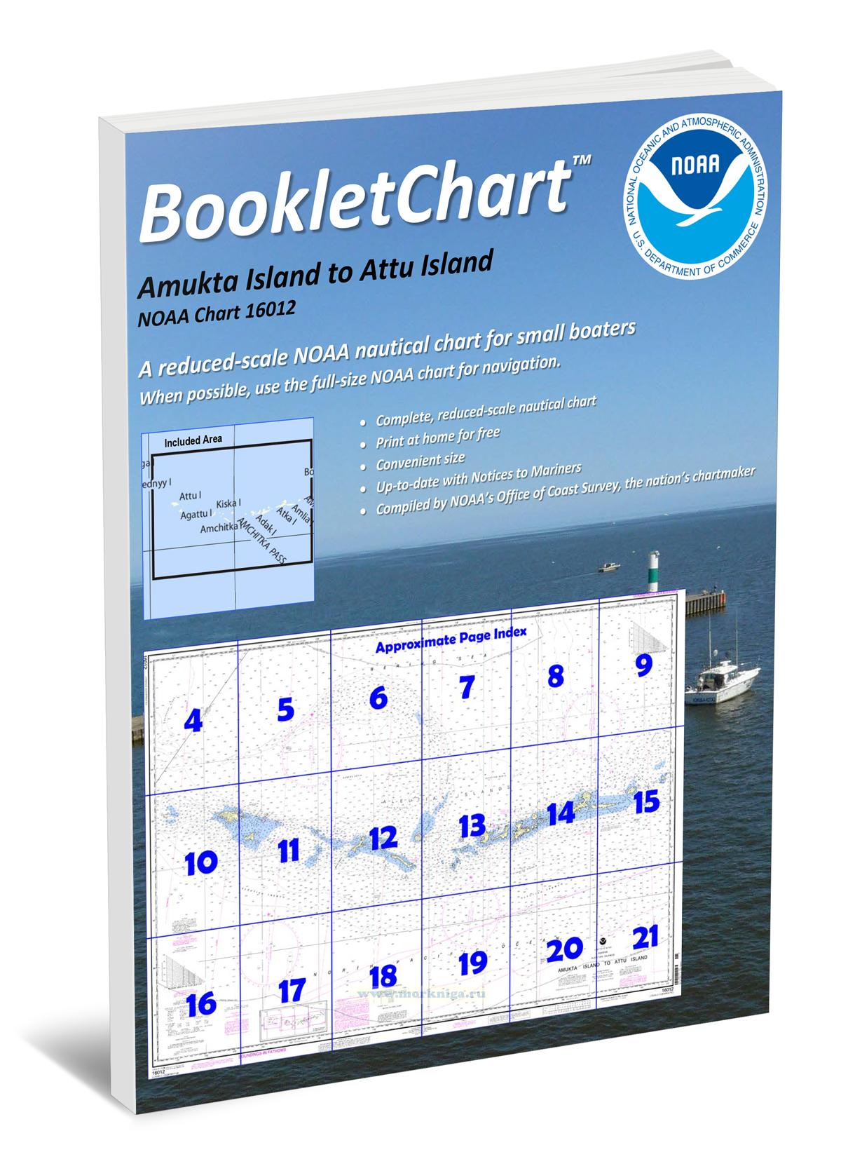 NOAA Chart 16012 Amukta Island to Attu Island