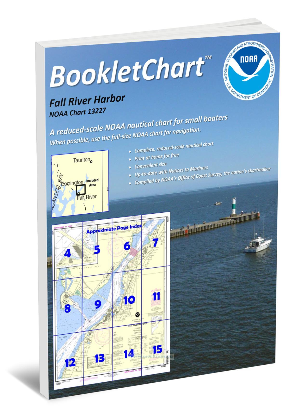 NOAA Chart 13227 Fall River Harbor