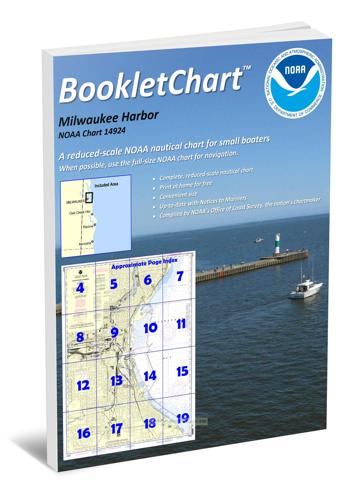 NOAA Chart 14924 Milwaukee Harbor