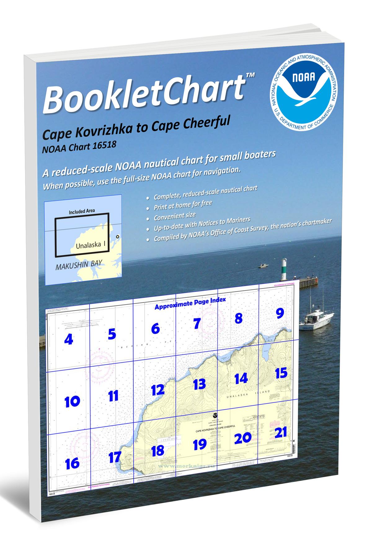 NOAA Chart 16518 Cape Kovrizhka to Cape Cheerful