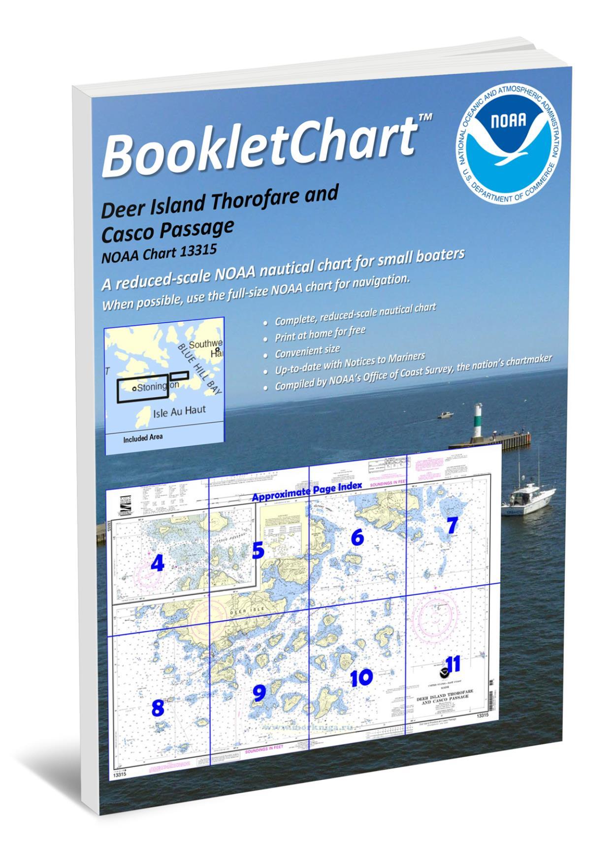 NOAA Chart 13315 Deer Island Thorofare and Casco Passage
