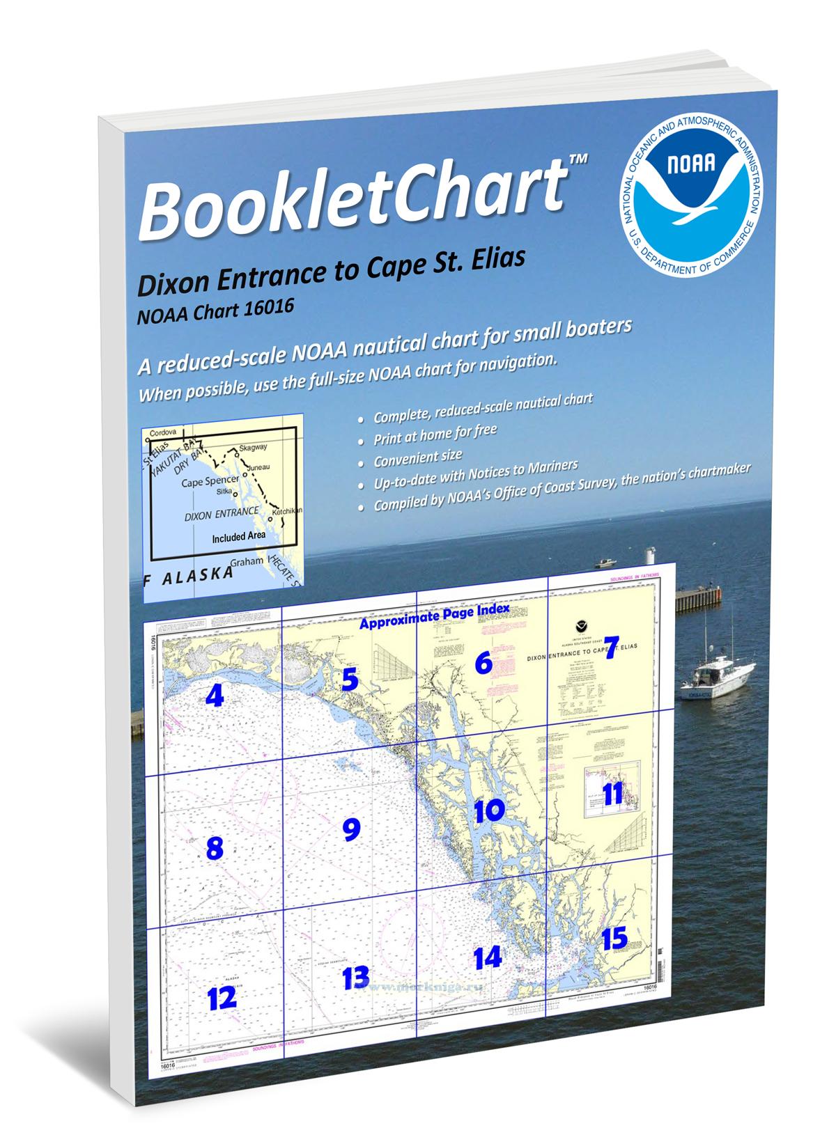 NOAA Chart 16016 Dixon Entrance to Cape St. Elias