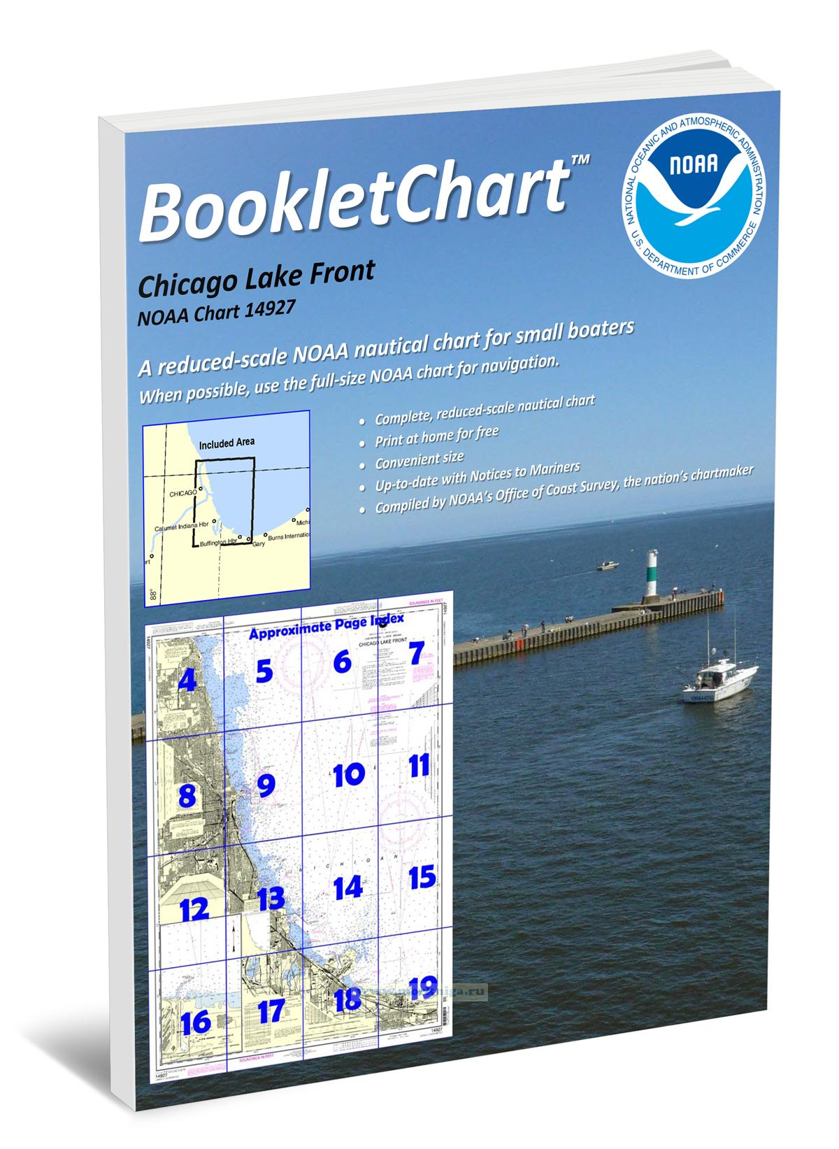 NOAA Chart 14927 Chicago Lake Front