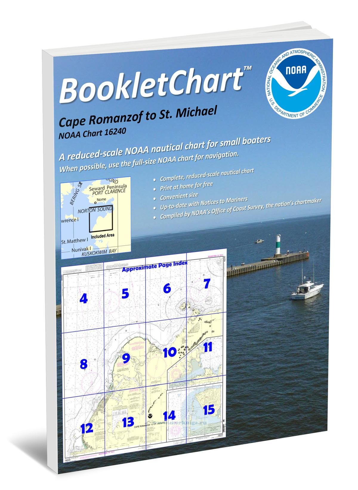 NOAA Chart 16240 Cape Romanzof to St. Michael