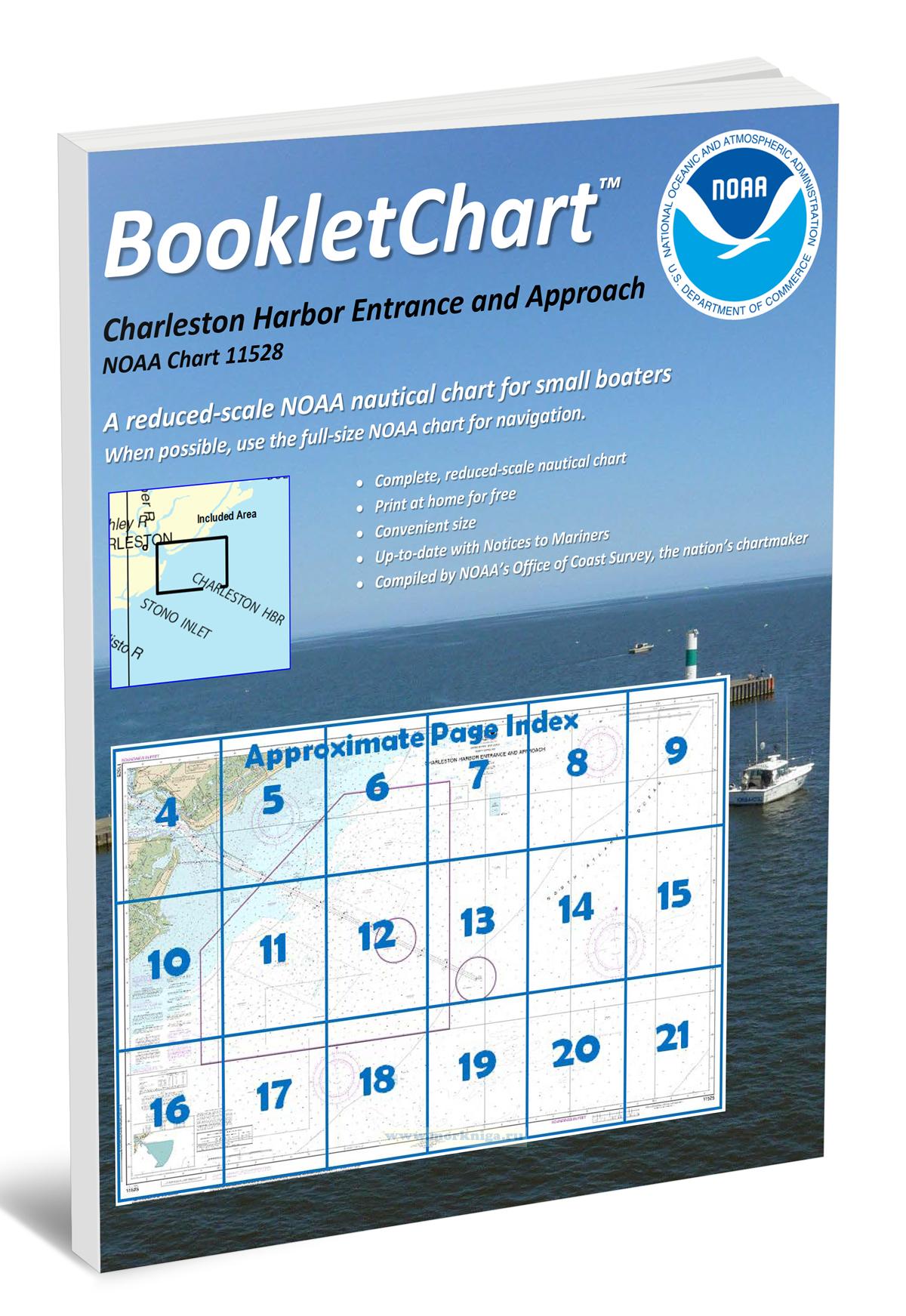 NOAA Chart 11528 Charleston Harbor Entrance and Approach