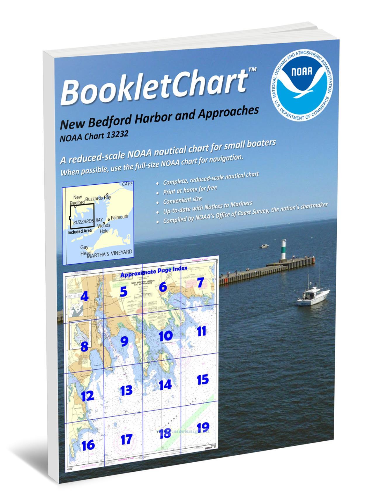 NOAA Chart 13232 New Bedford Harbor and Approaches