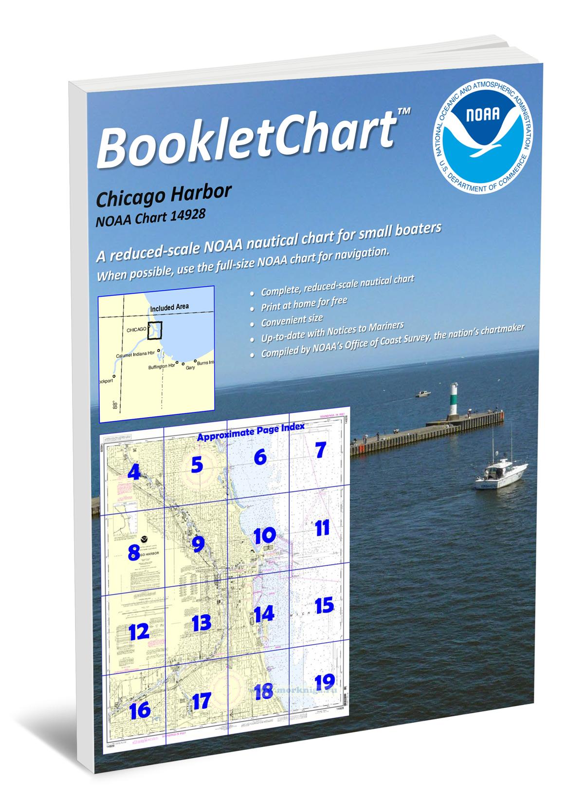 NOAA Chart 14928 Chicago Harbor