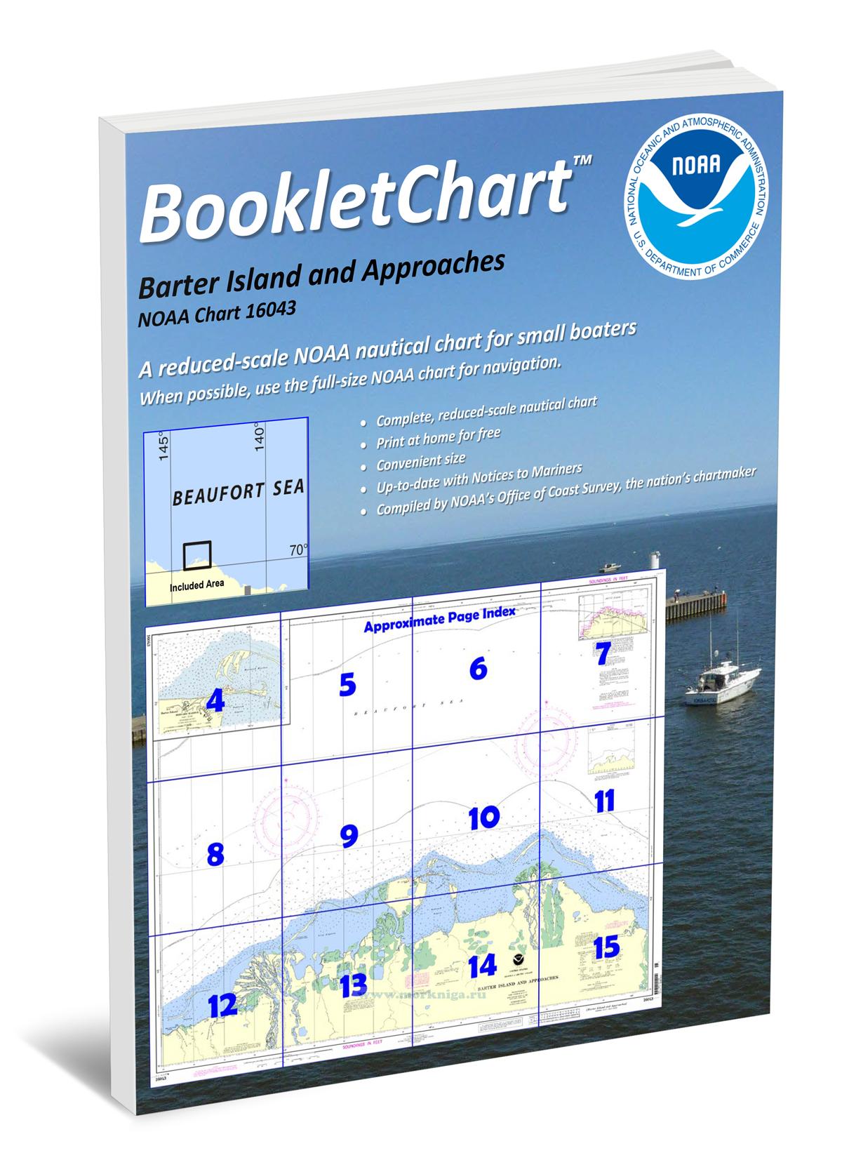 NOAA Chart 16043 Barter Island and Approaches