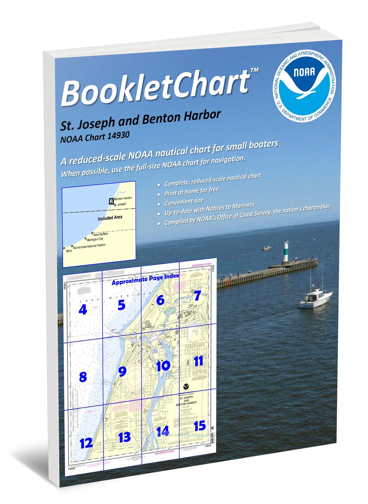 NOAA Chart 14930 St. Joseph and Benton Harbor