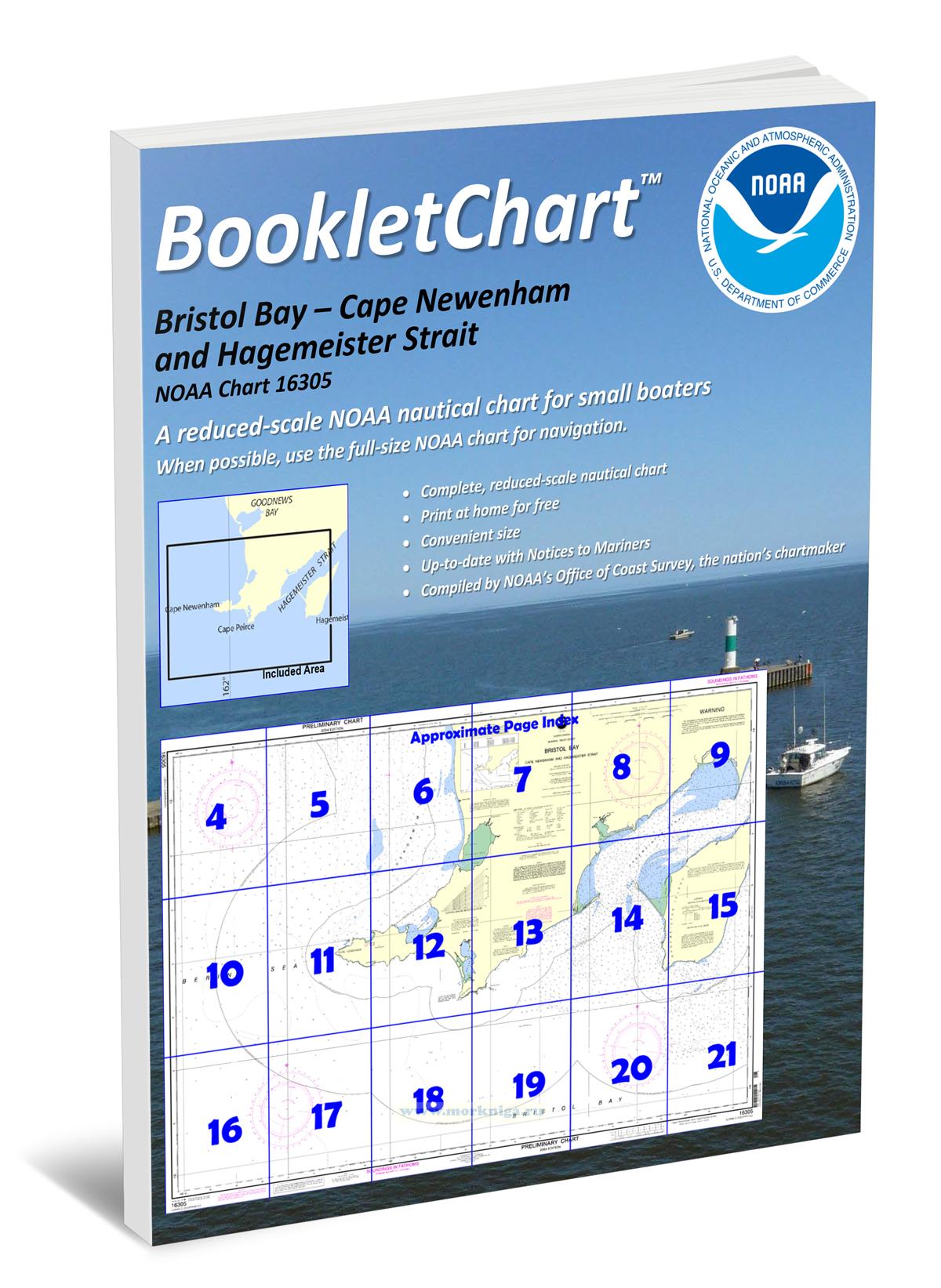 NOAA Chart 16305 Bristol Bay - Cape Newenham and Hagemeister Strait