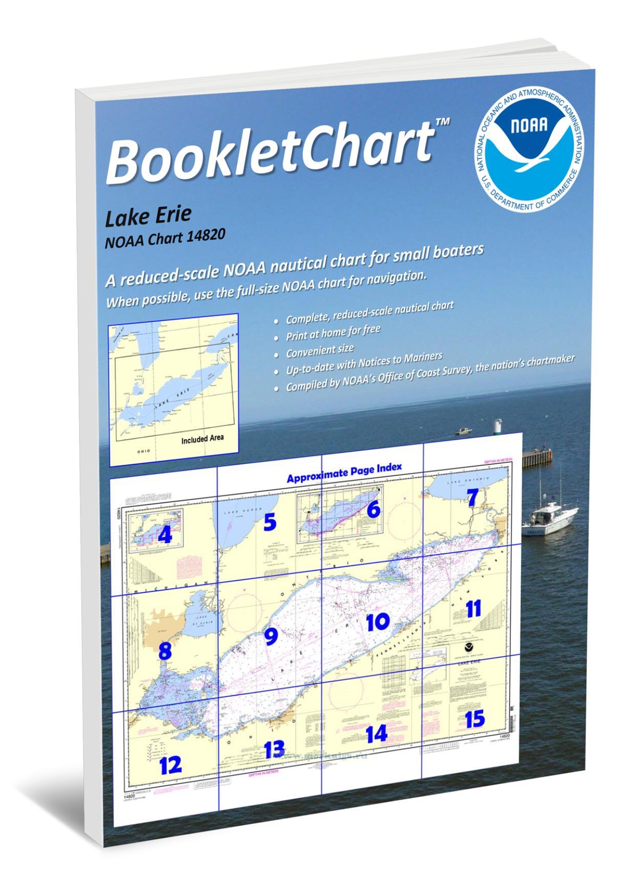 NOAA Chart 14820 Lake Erie