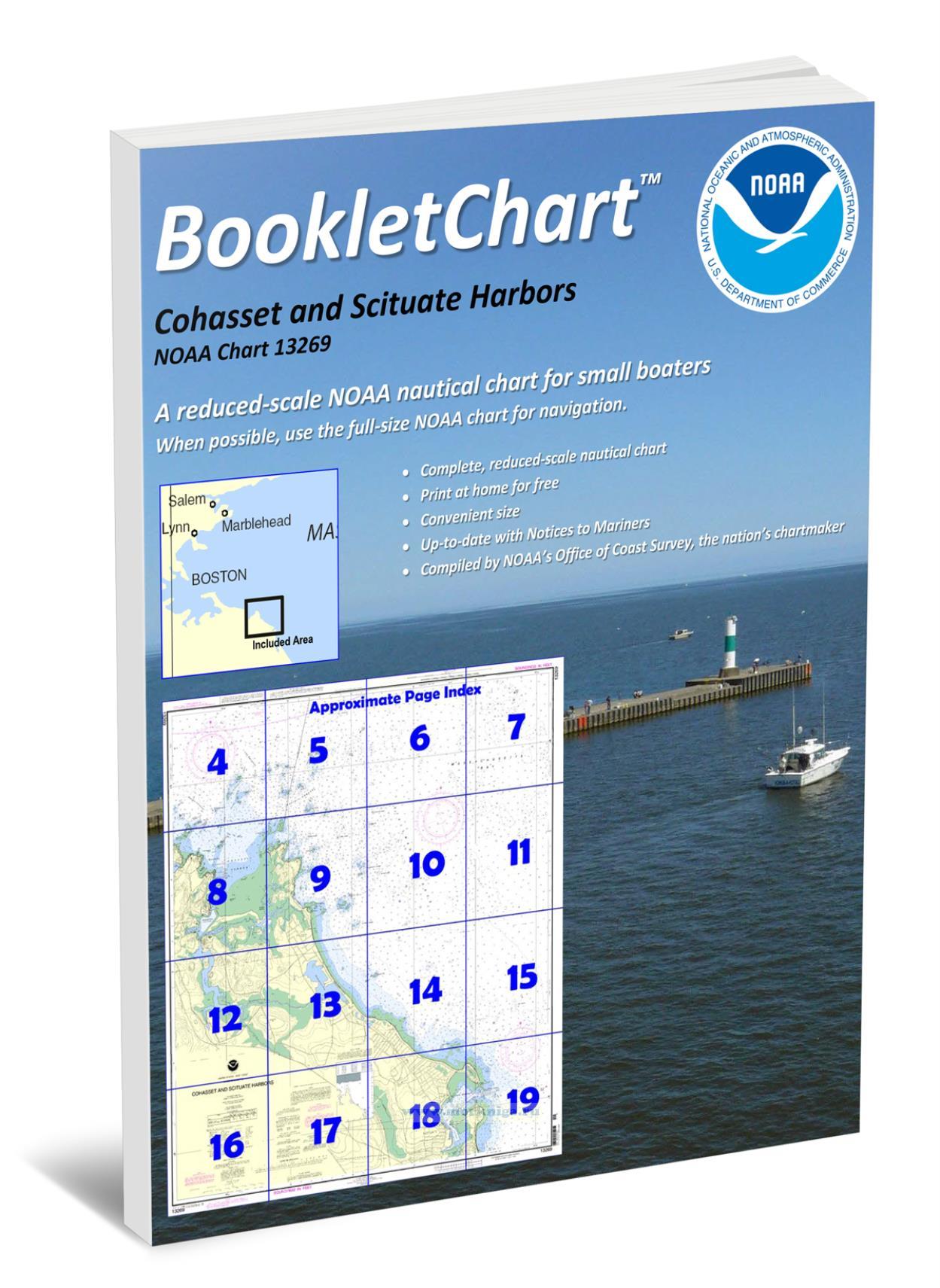 NOAA Chart 13269 Cohasset and Scituate Harbors