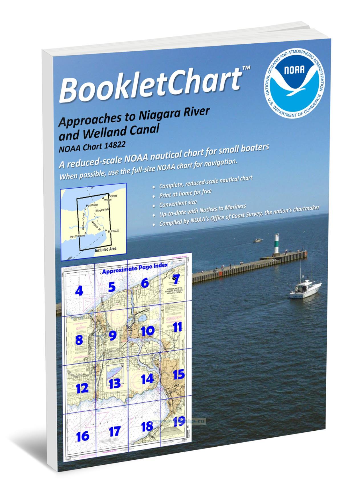 NOAA Chart 14822 Approaches to Niagara River and Welland Canal