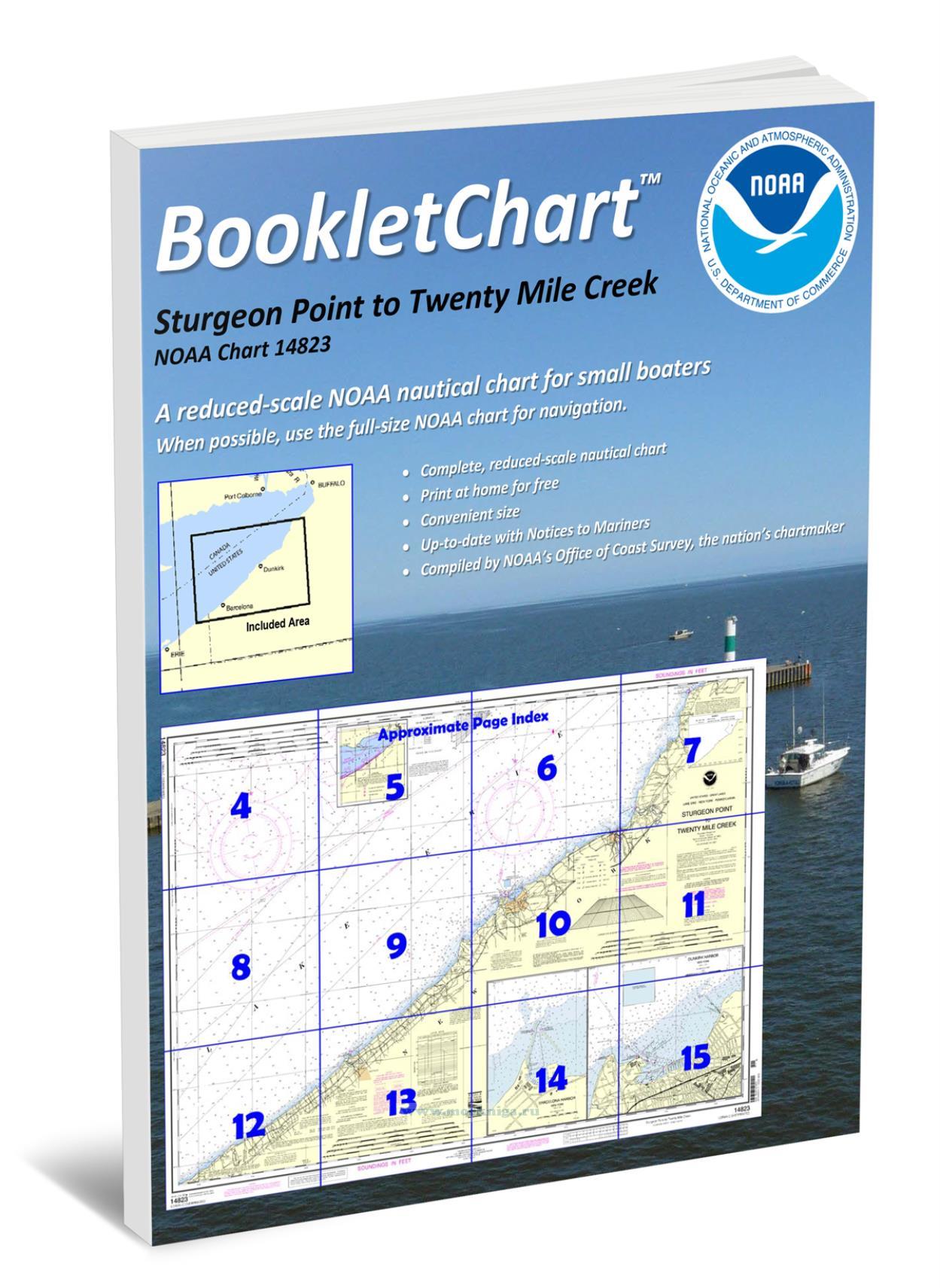 NOAA Chart 14823 Sturgeon Point to Twenty Mile Creek