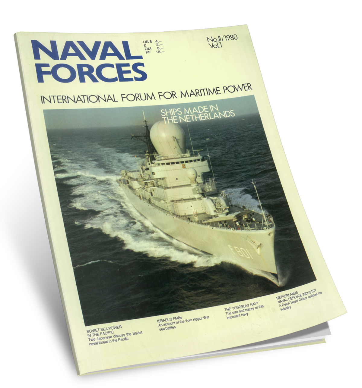 Naval forces. No.11/1980. Vol.1. Ships made in the Netherlands/Военно-морские силы. №11/1980. Том 1. Корабли, изготовленные в Нидерландах