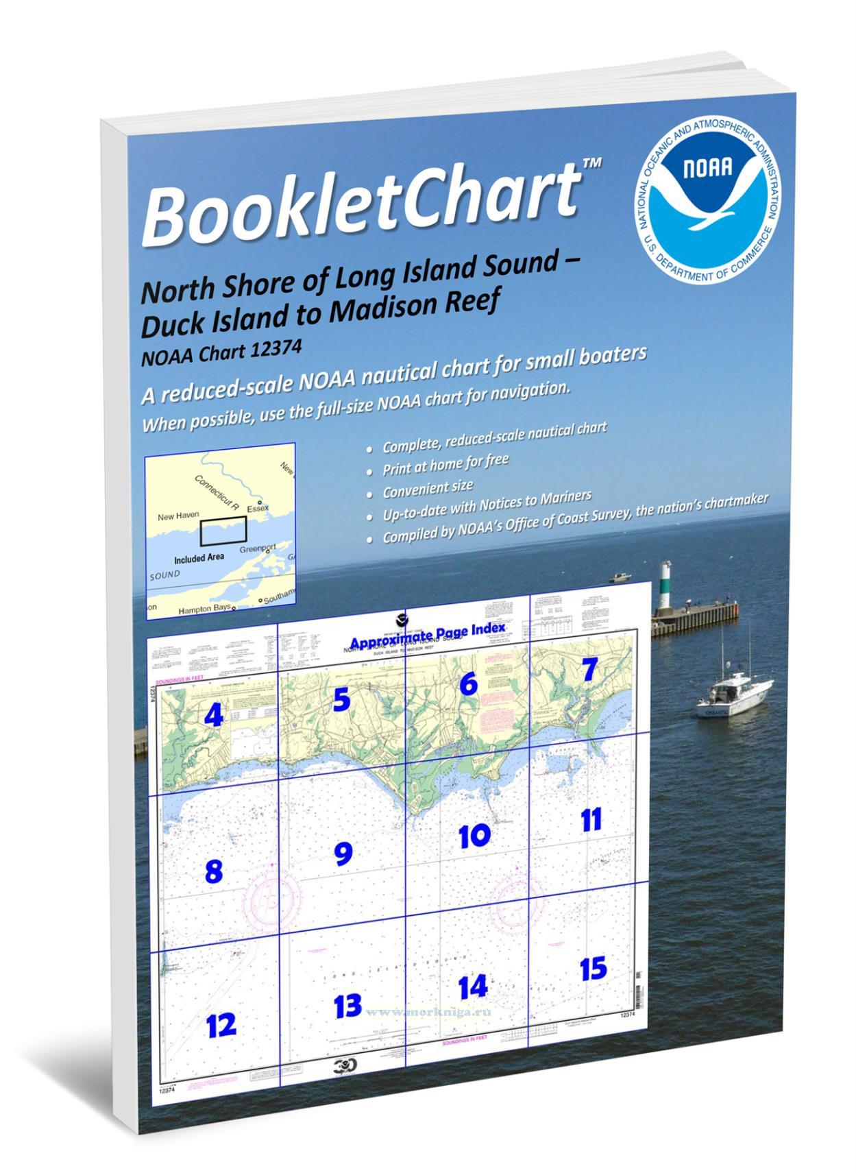 NOAA Chart 12374 North Shore of Long Island Sound - Duck Island to Madison Reef