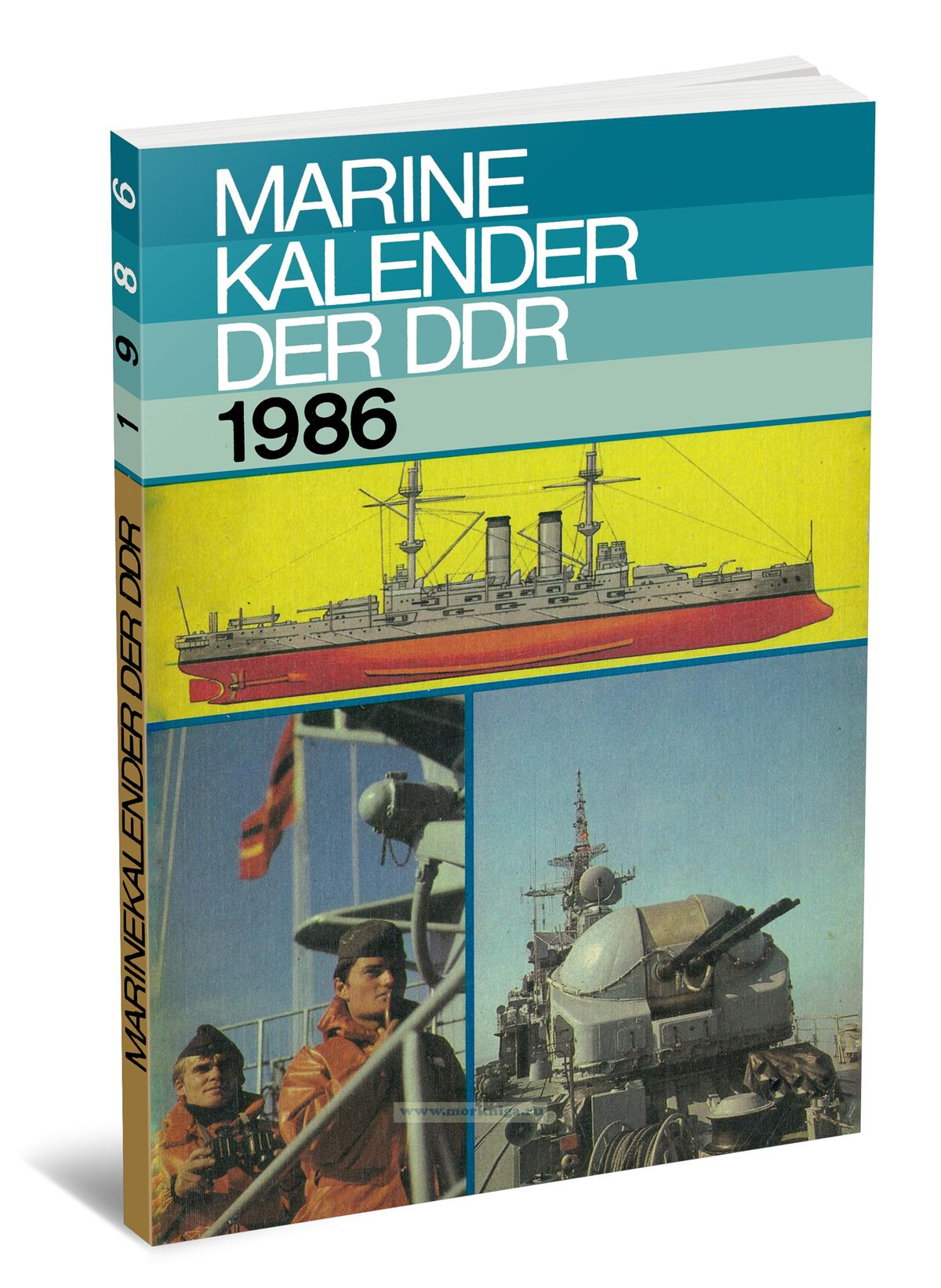 Marine Kalender der DDR 1986