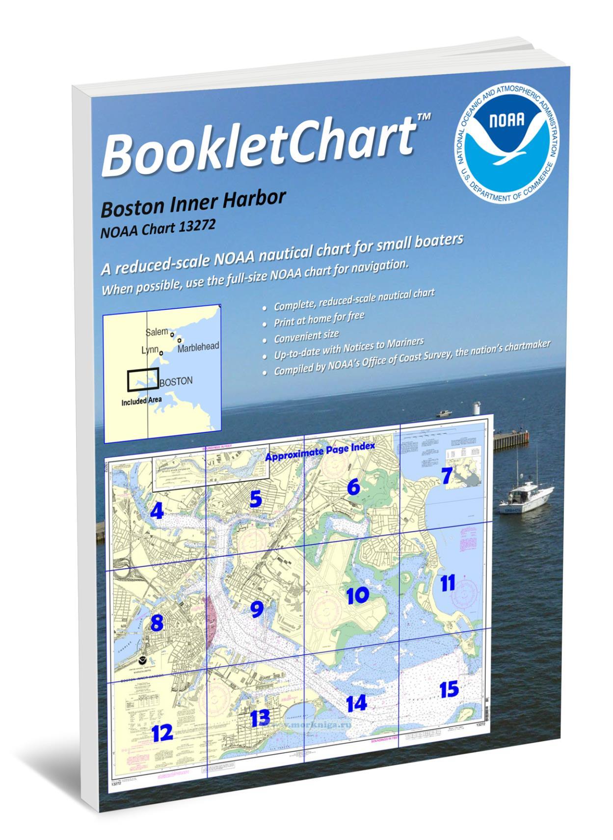 NOAA Chart 13272 Boston Inner Harbor