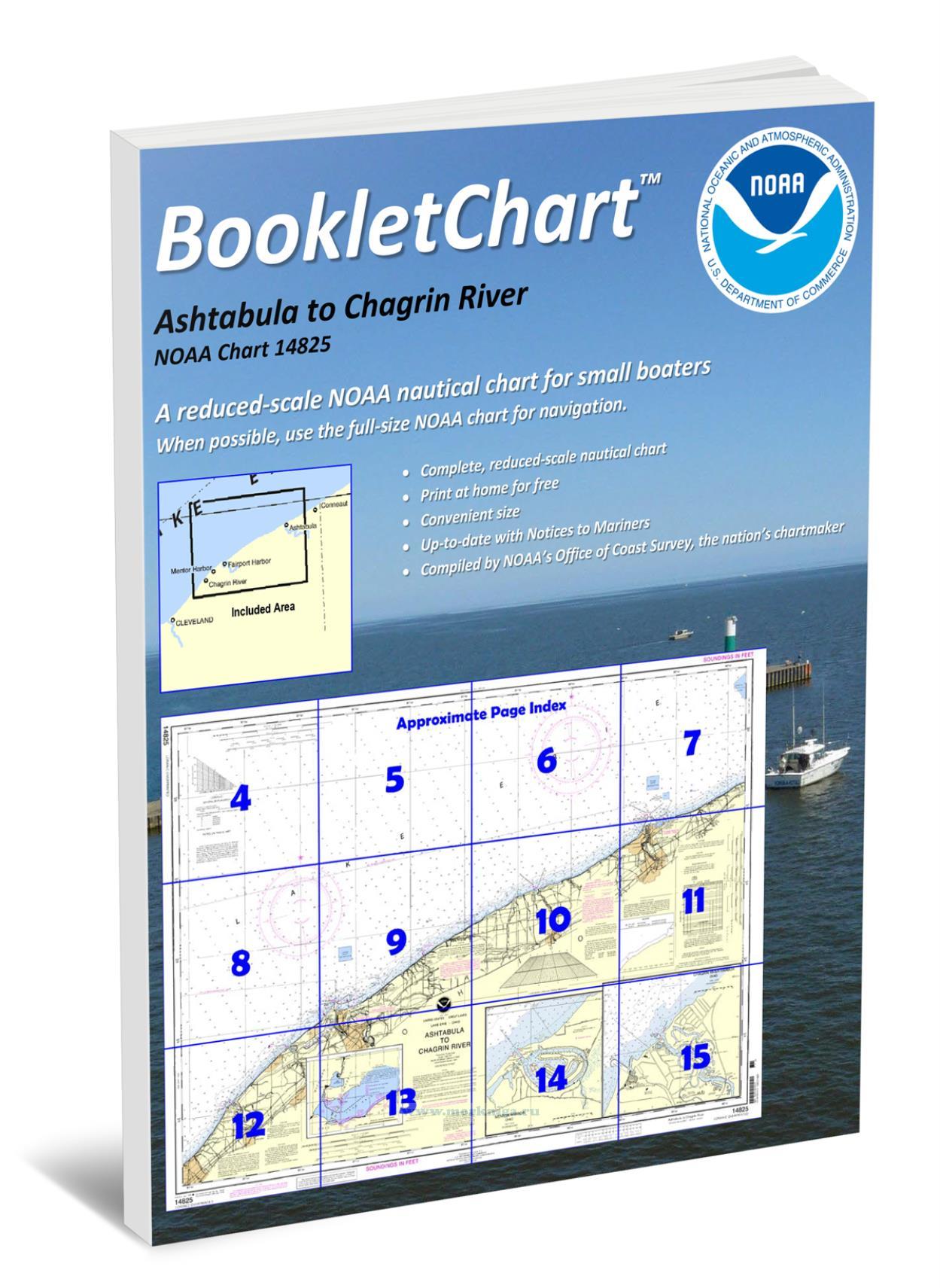 NOAA Chart 14825 Ashtabula to Chagrin River