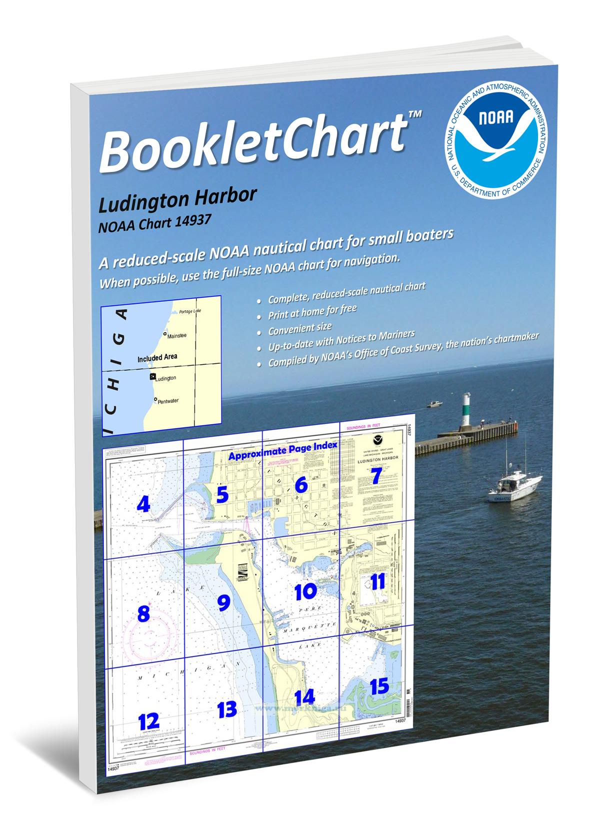 NOAA Chart 14937 Ludington Harbor