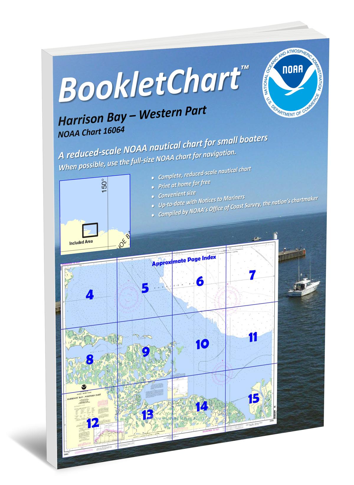 NOAA Chart 16064 Harrison Bay - Western Part