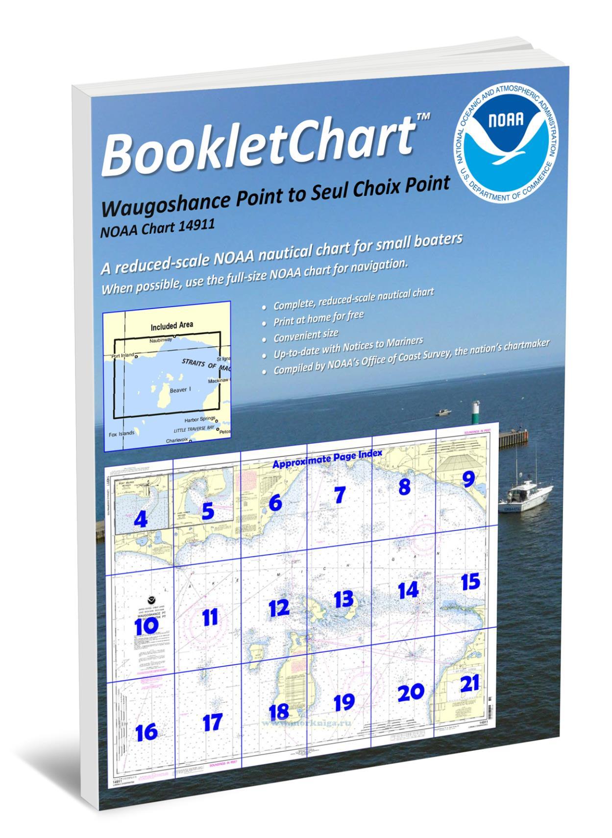 NOAA Chart 14911 Waugoshance Point to Seul Choix Point