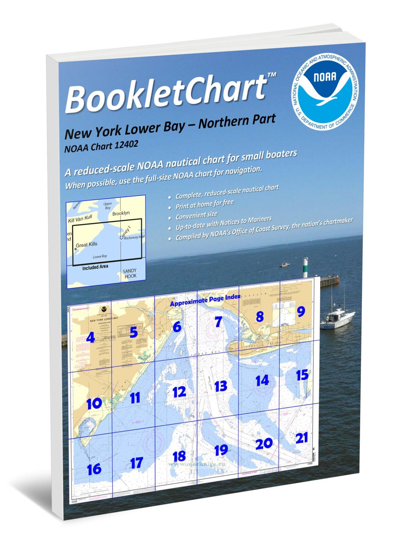 NOAA Chart 12402 New York Lower Bay - Northern Part