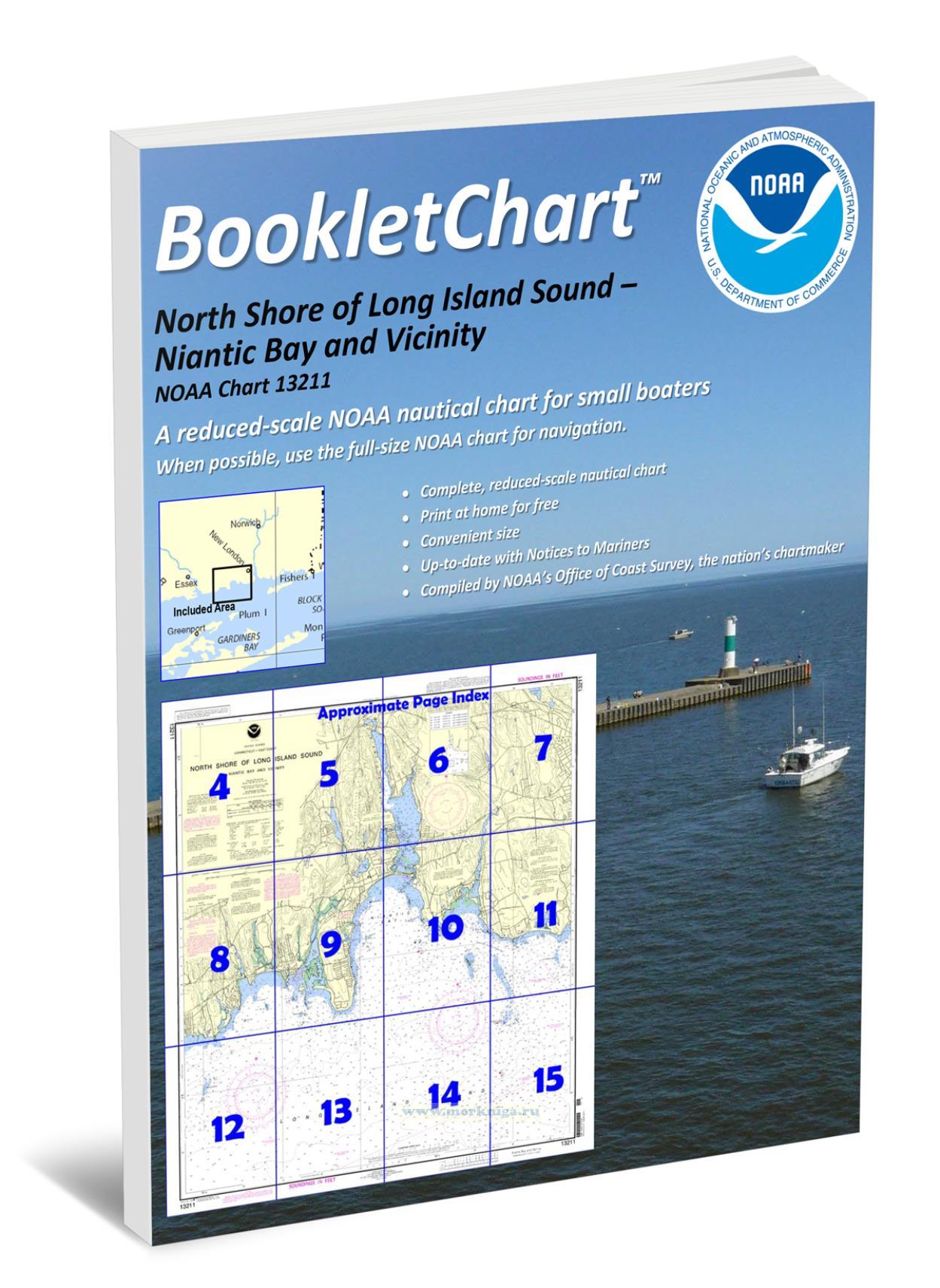 NOAA Chart 13211 North Shore of Long Island Sound - Niantic Bay and Vicinity