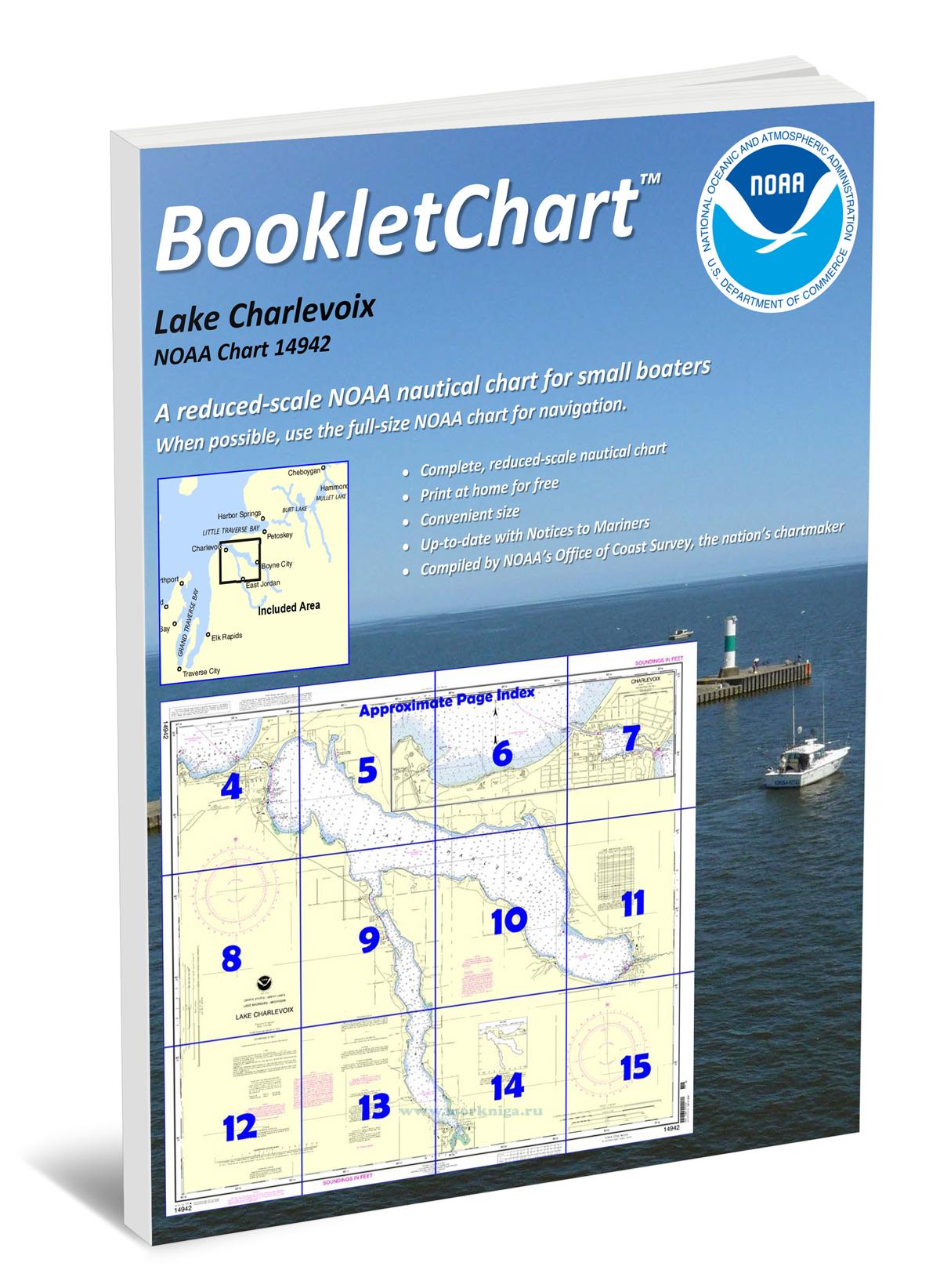 NOAA Chart 14942 Lake Charlevoix