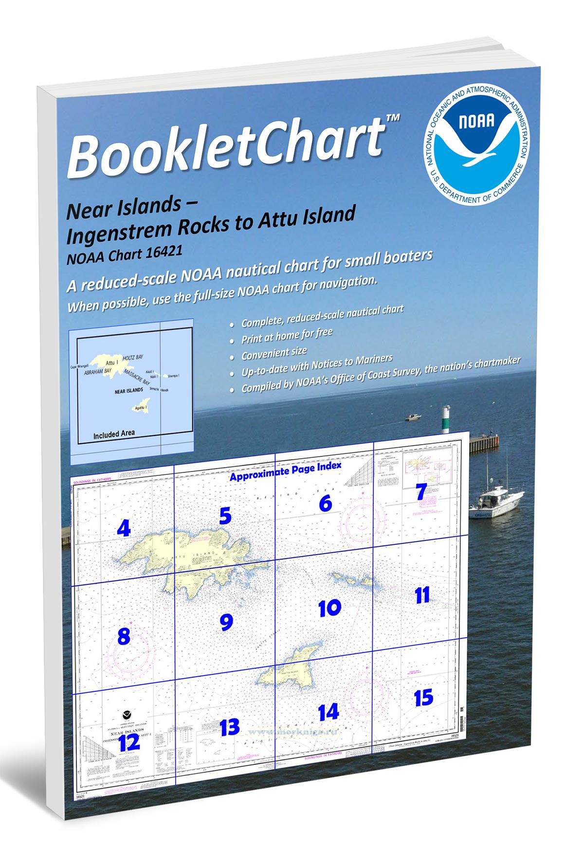 NOAA Chart 16421 Near Islands - Ingenstrem Rocks to Attu Island