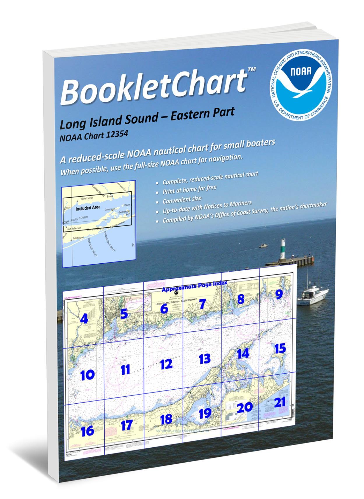 NOAA Chart 12354 Long Island Sound - Eastern Part