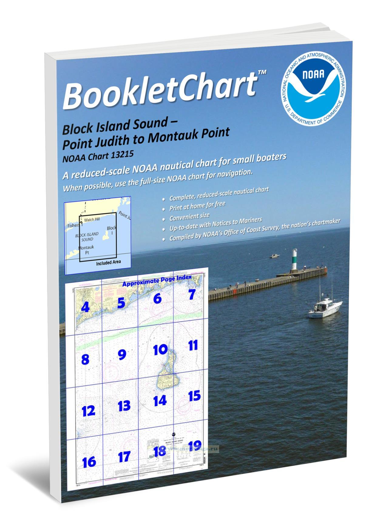 NOAA Chart 13215 Block Island Sound - Point Judith to Montauk Point