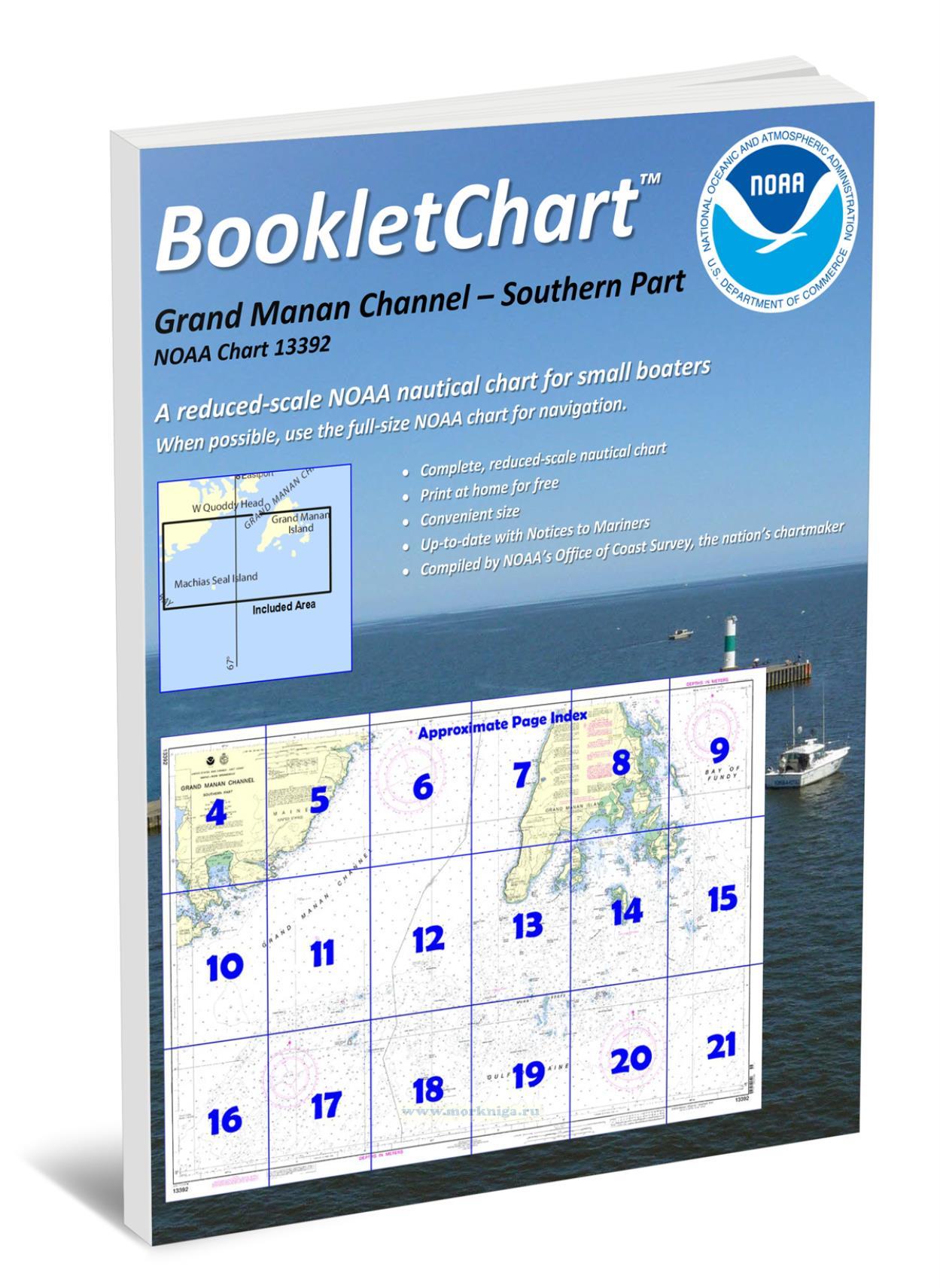 NOAA Chart 13392 Grand Manan Channel - Southern Part