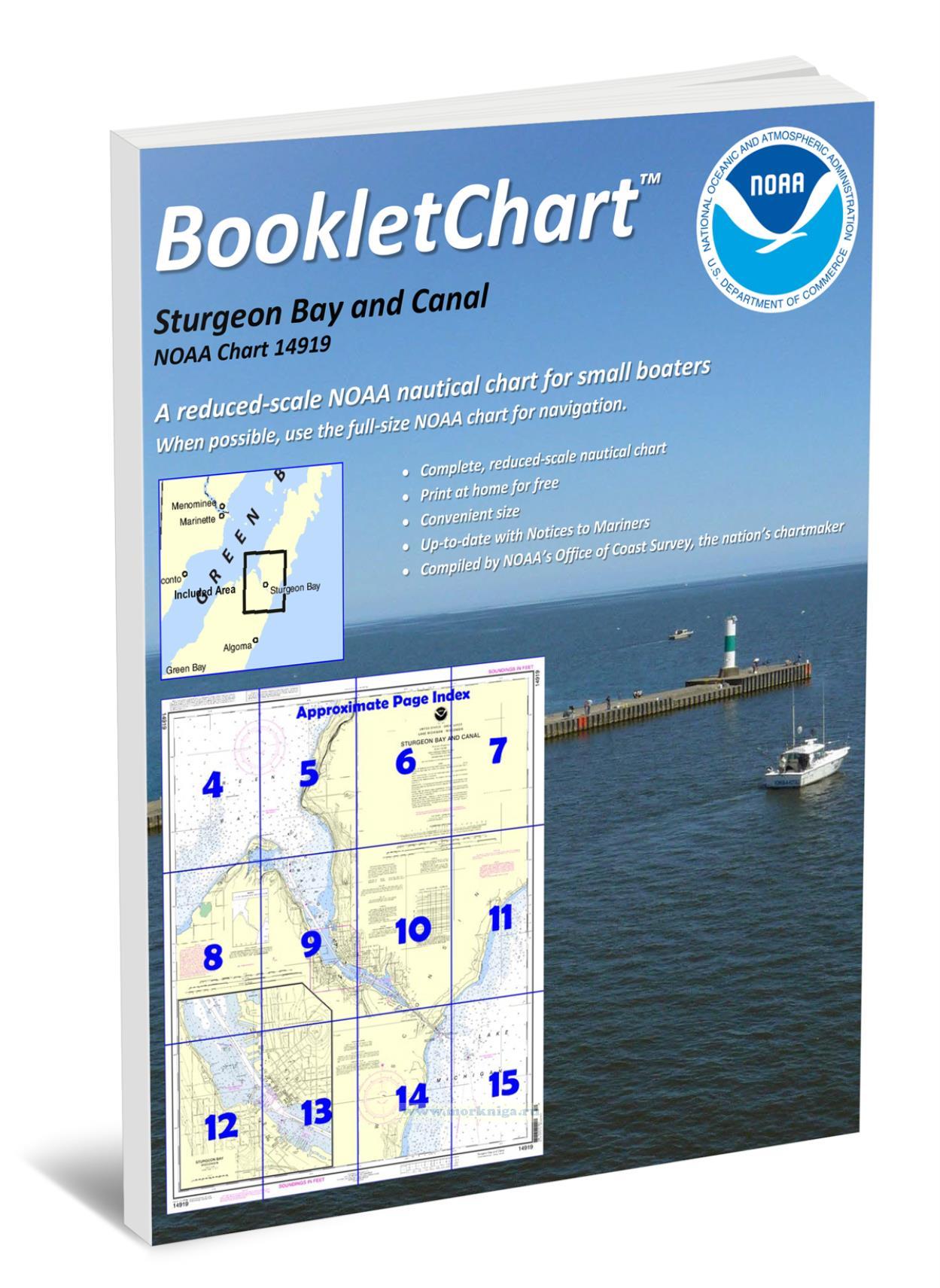 NOAA Chart 14919 Sturgeon Bay and Canal