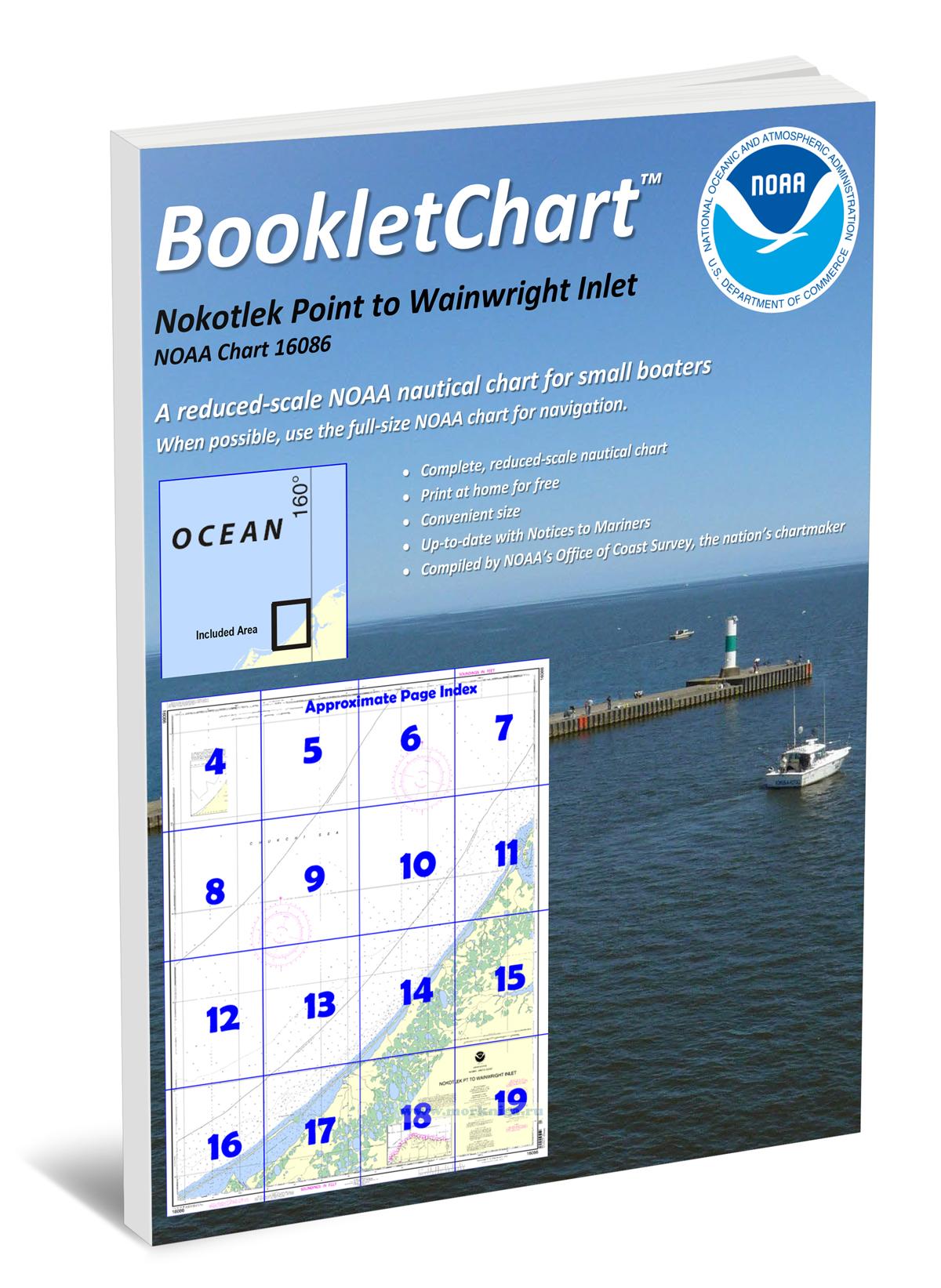 NOAA Chart 16086 Nokotlek Point to Wainwright Inlet