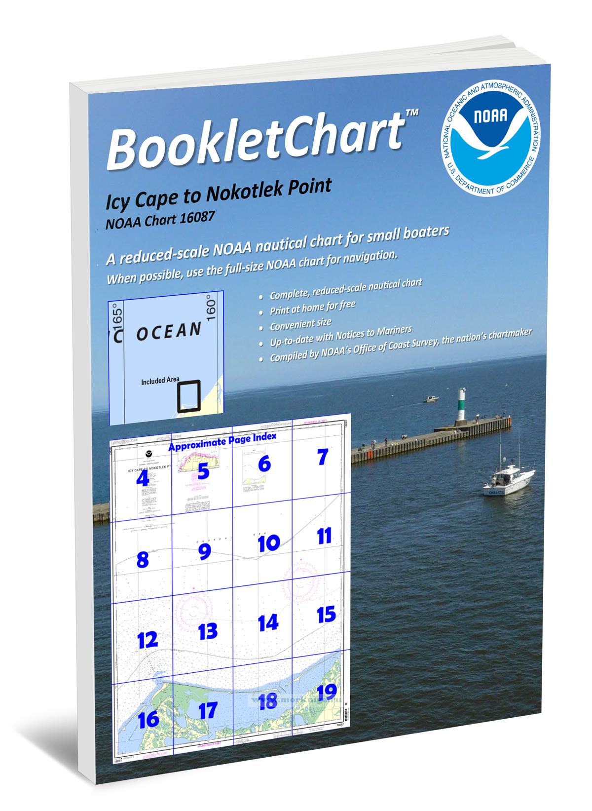 NOAA Chart 16087 Icy Cape to Nokotlek Point