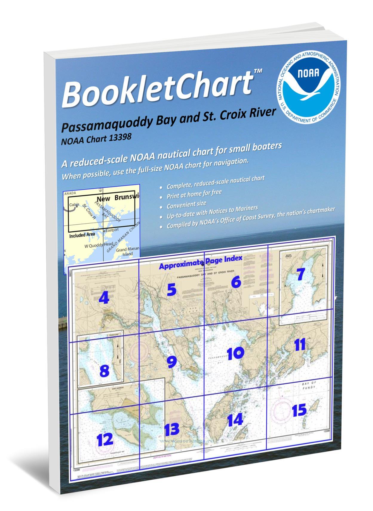 NOAA Chart 13398 Passamaquoddy Bay and St. Croix River