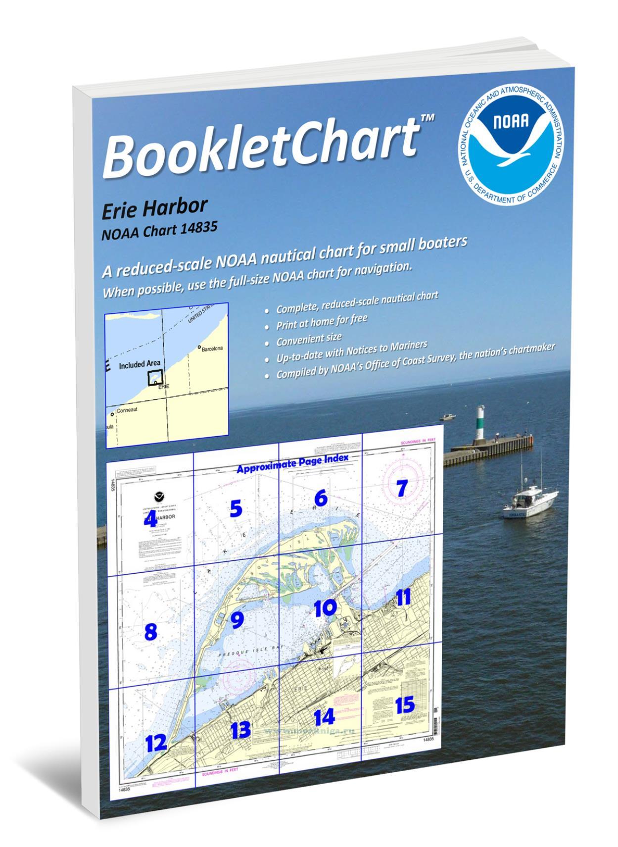 NOAA Chart 14835 Erie Harbor