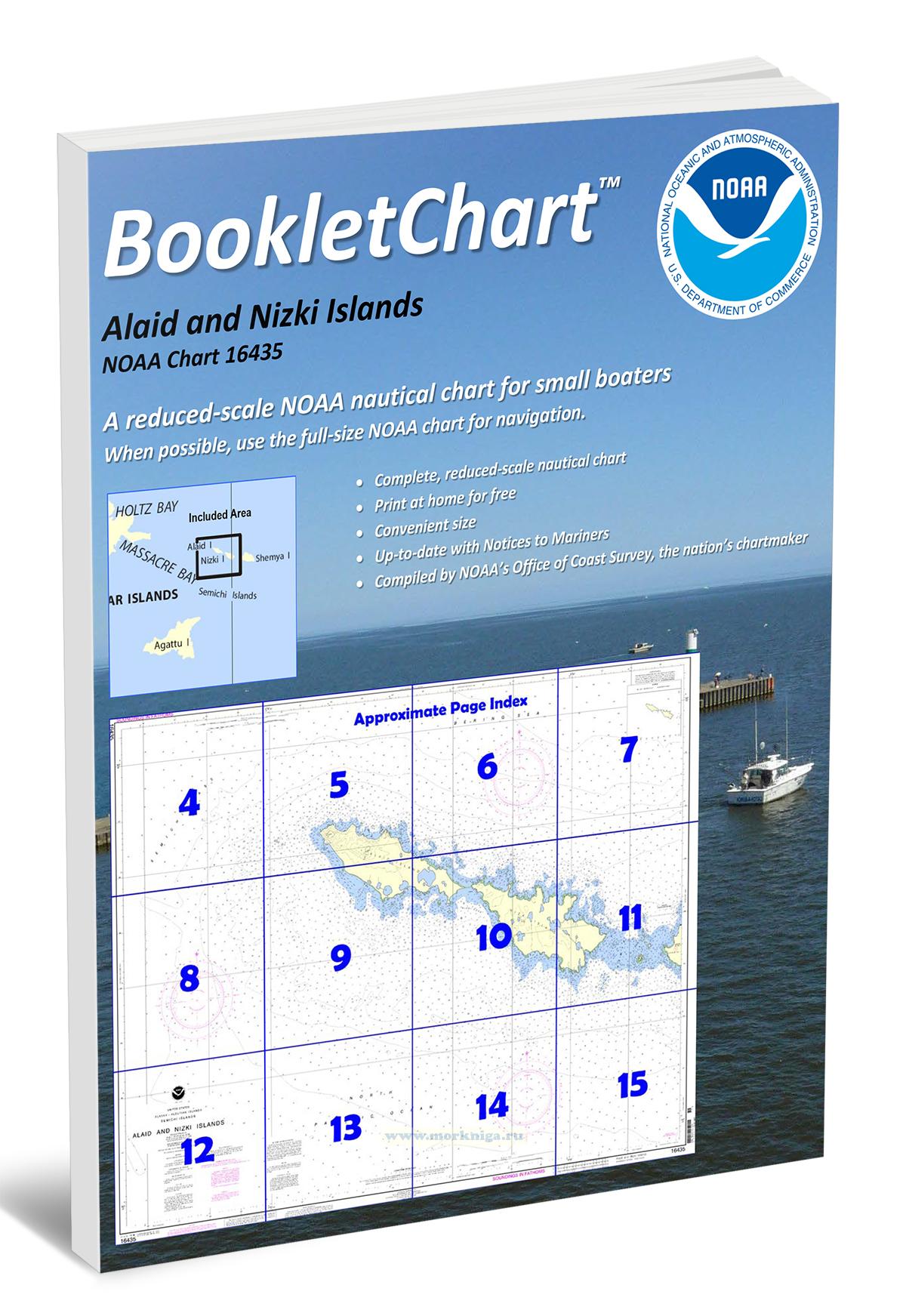 NOAA Chart 16435 Alaid and Nizki Islands