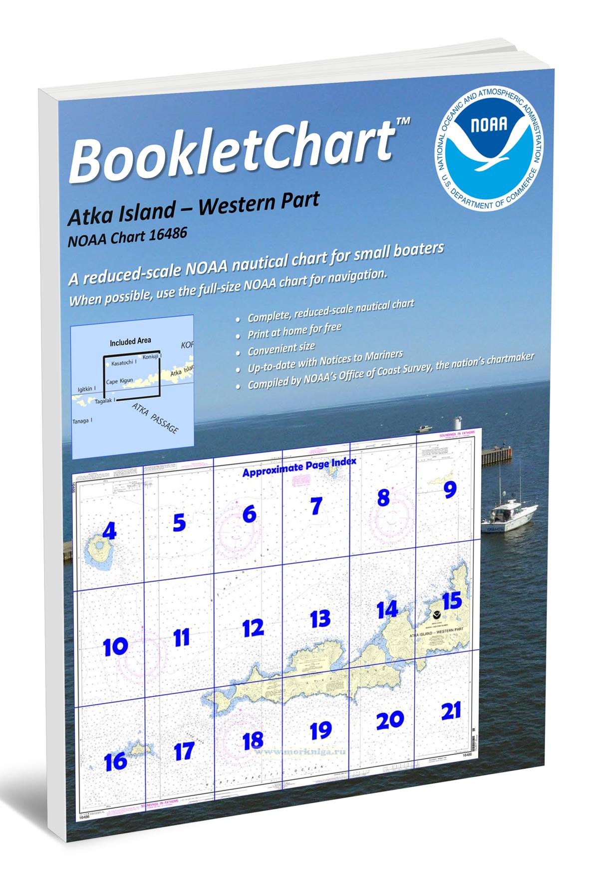 NOAA Chart 16486 Atka Island - Western Part