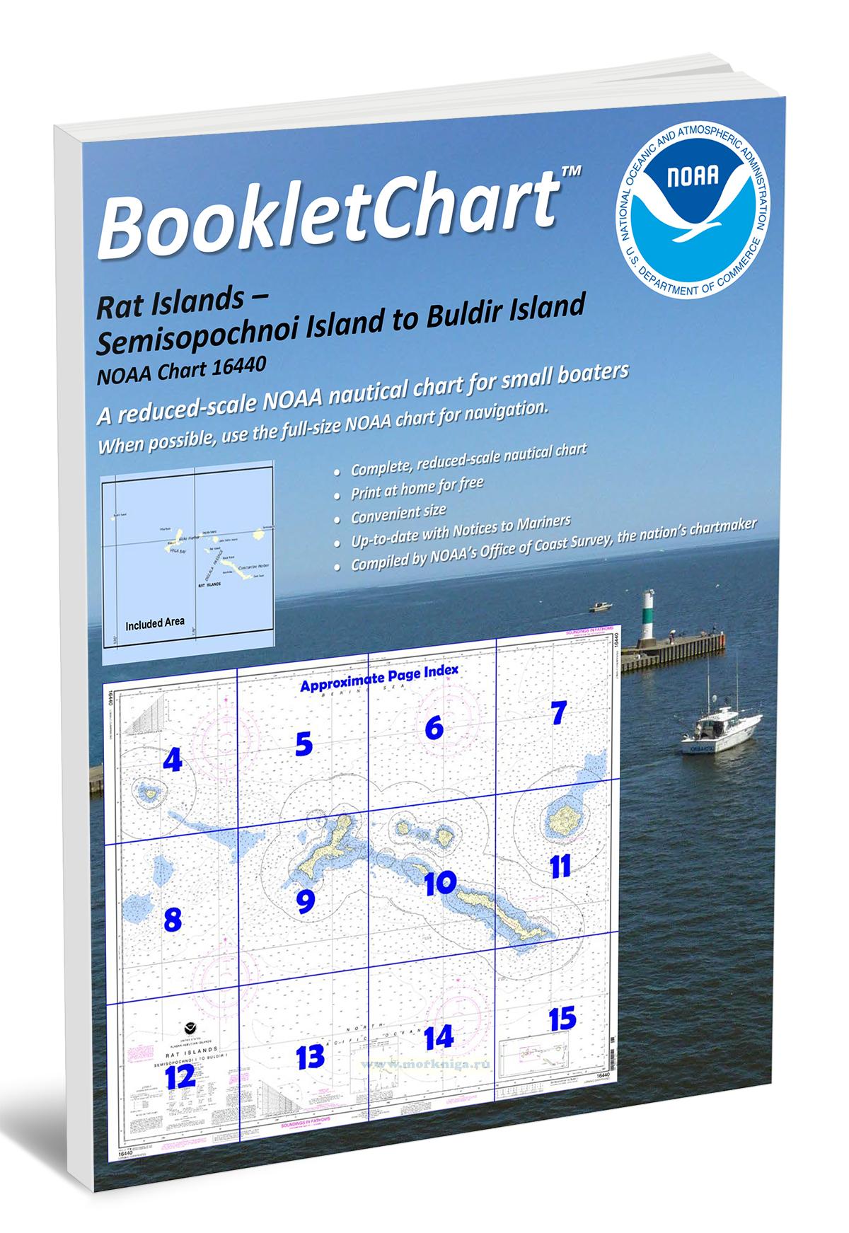 NOAA Chart 16440 Rat Islands - Semisopochnoi Island to Buldir Island