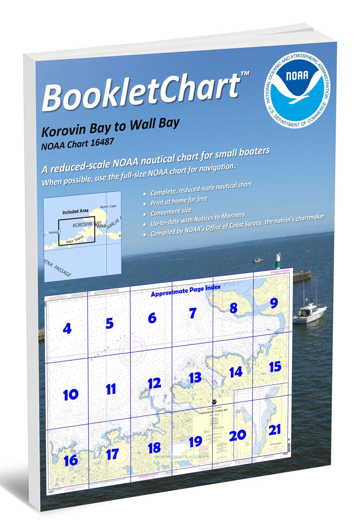 NOAA Chart 16487 Korovin Bay to Wall Bay