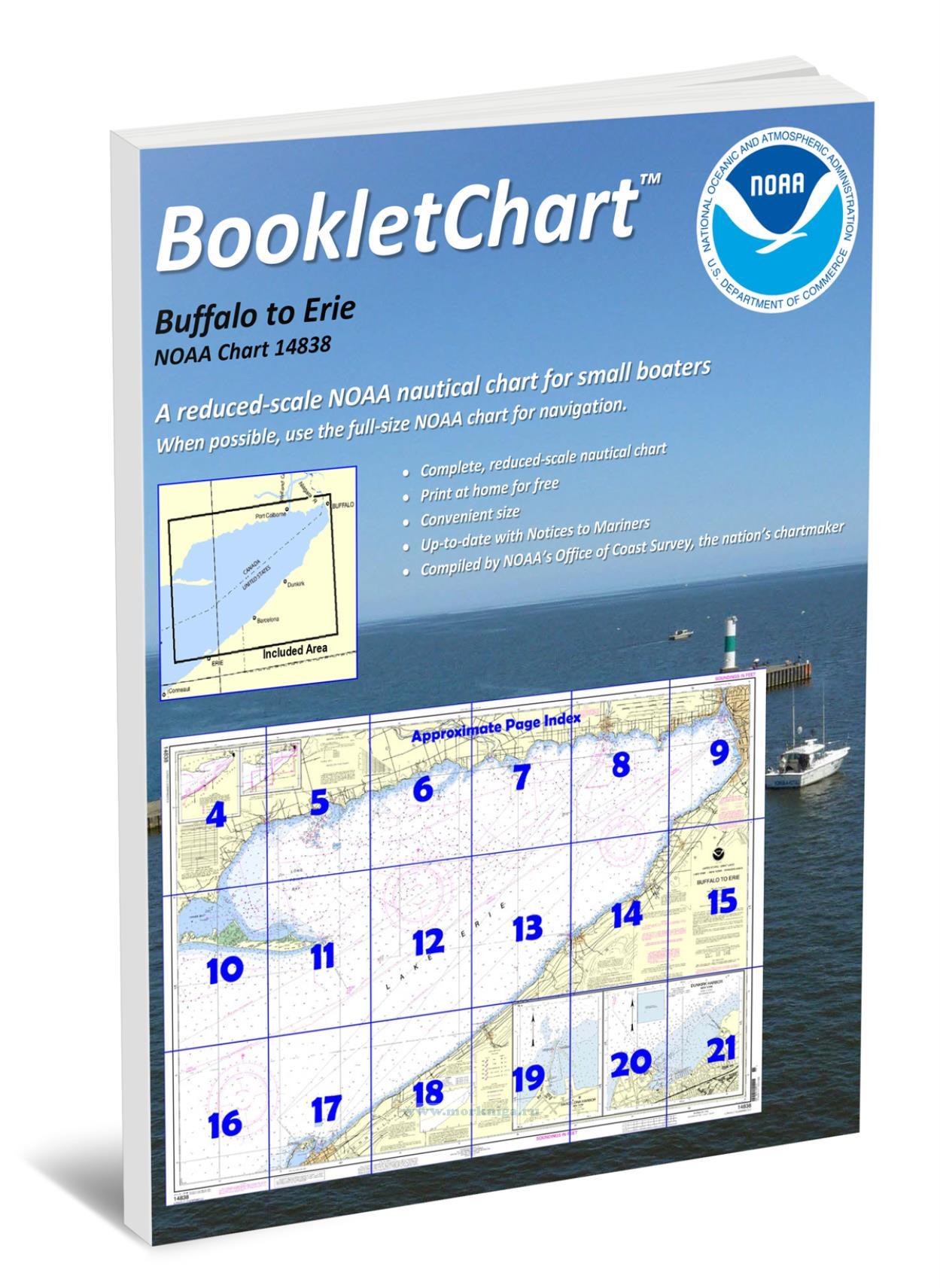 NOAA Chart 14838 Buffalo to Erie