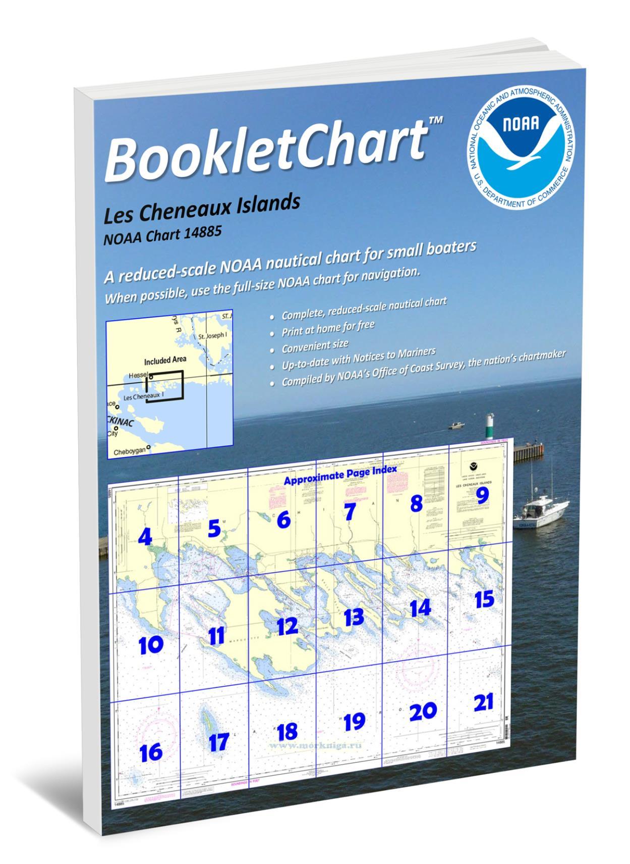 NOAA Chart 14885 Les Cheneaux Islands