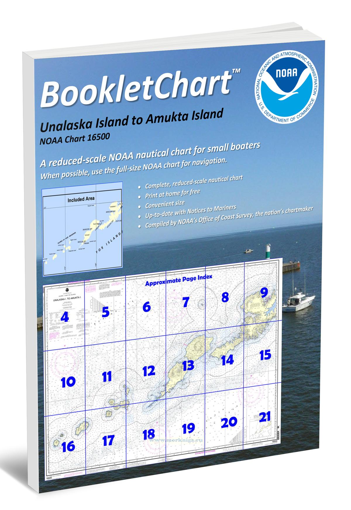 NOAA Chart 16500 Unalaska Island to Amukta Island