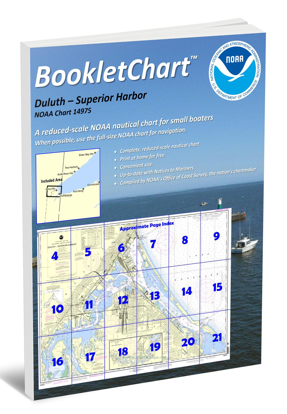 NOAA Chart 14975 Duluth - Superior Harbor