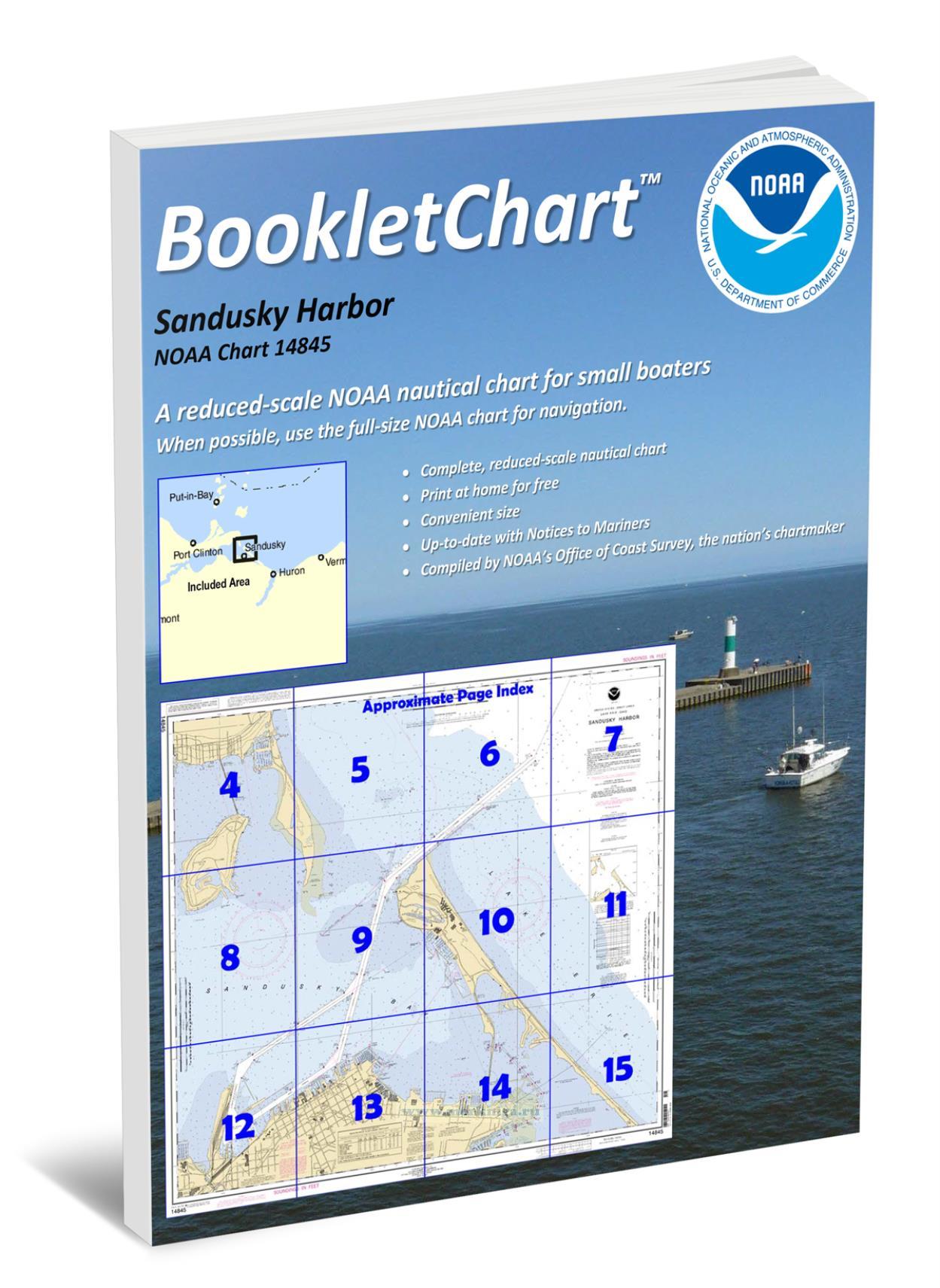 NOAA Chart 14845 Sandusky Harbor