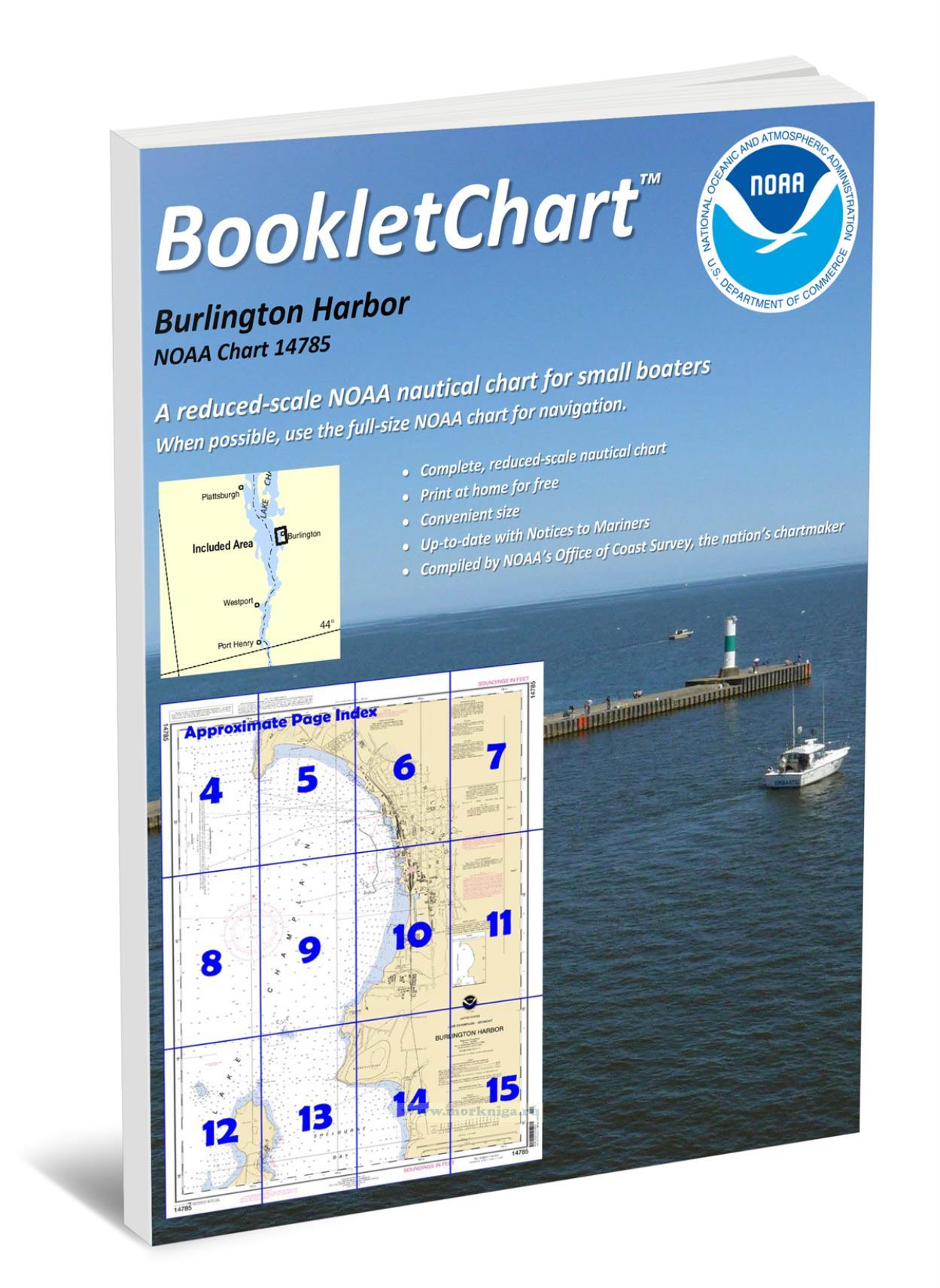 NOAA Chart 14785 Burlington Harbor